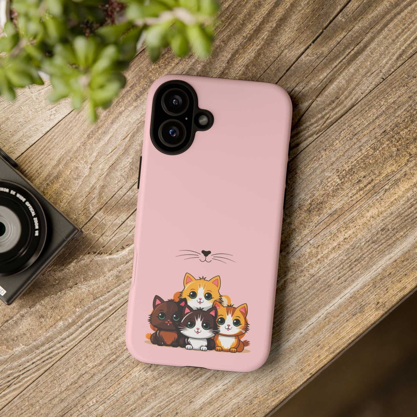 Durable Tough Phone Case, Glossy Stylish Finish, Trendy and Cute Design, Fashionable Everyday Smartphone Cover