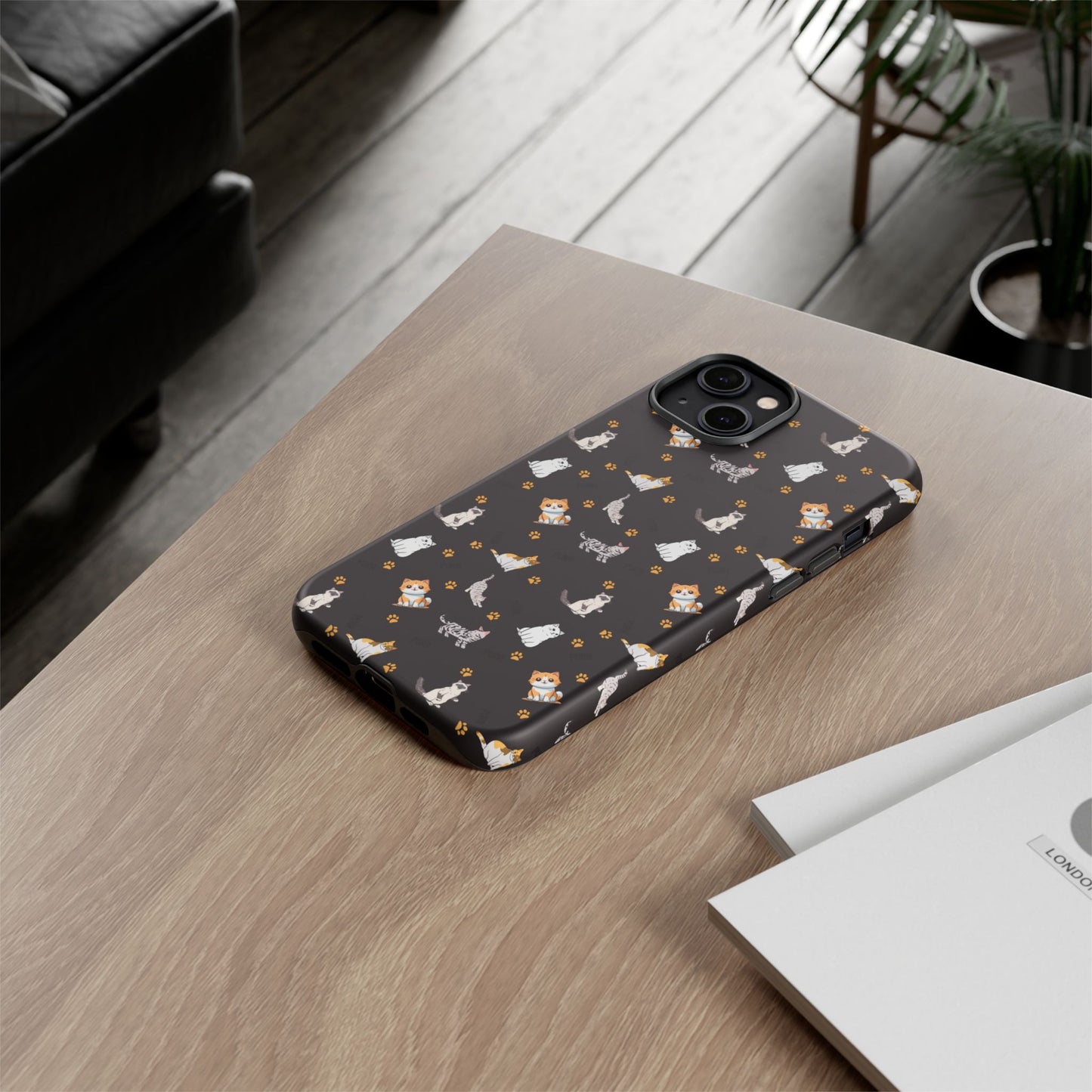 Durable Tough Phone Case, Stylish Glossy Finish, Trendy Cute Design, Everyday Protection for Smartphones