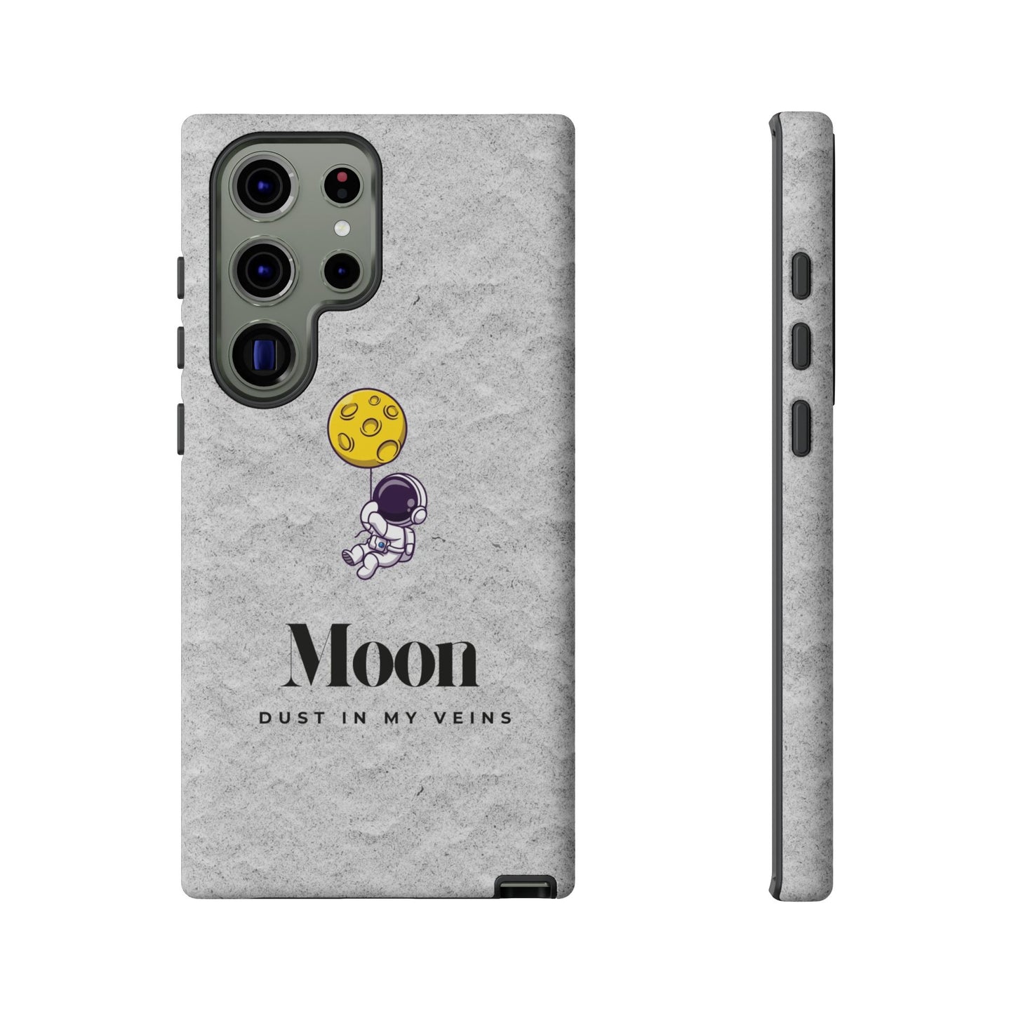 Astronaut Moon Phone Case - "Dust in My Veins" Durable Tough Case