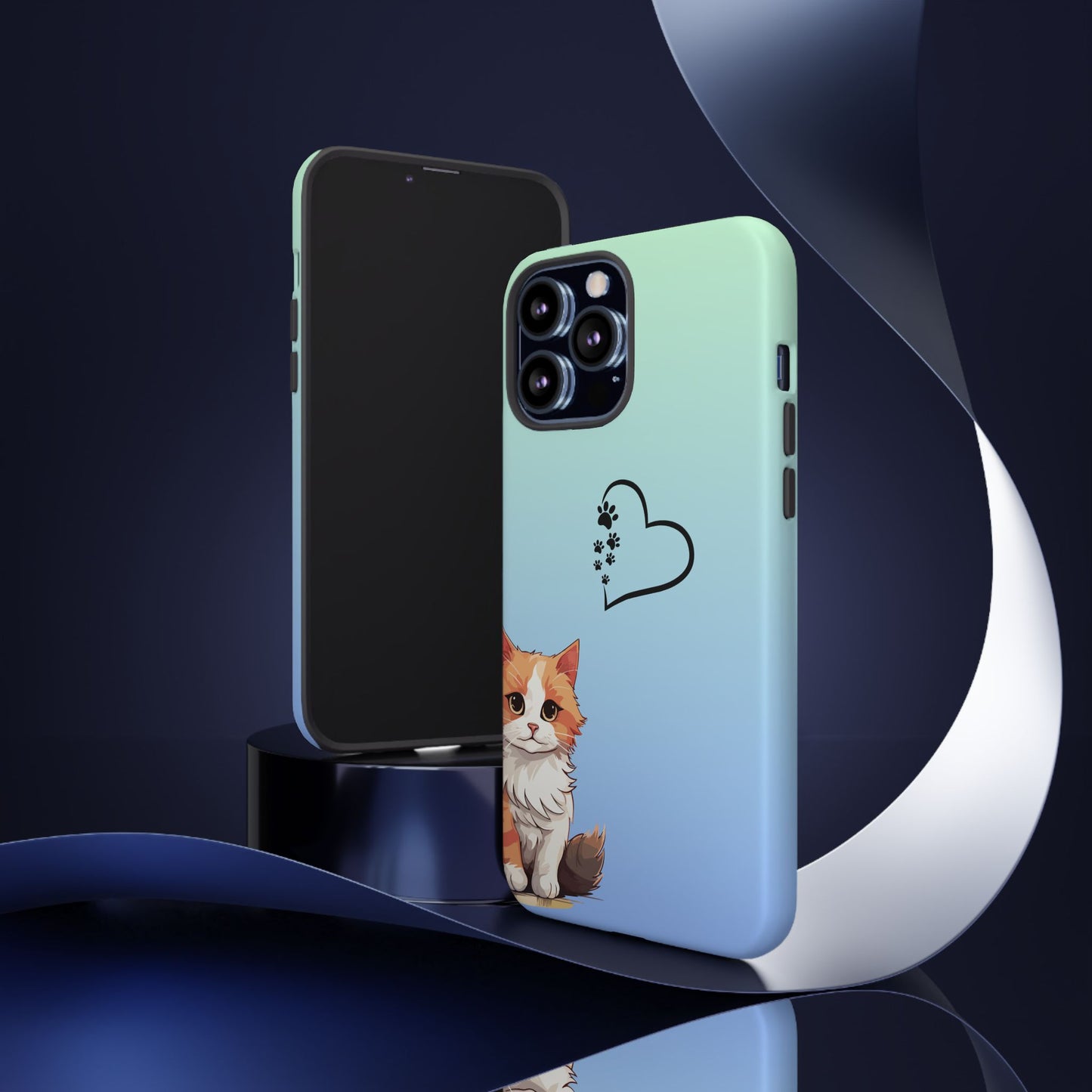Trendy Tough Phone Case, Glossy Finish, Durable and Stylish, Cute Design for Smartphone Protection