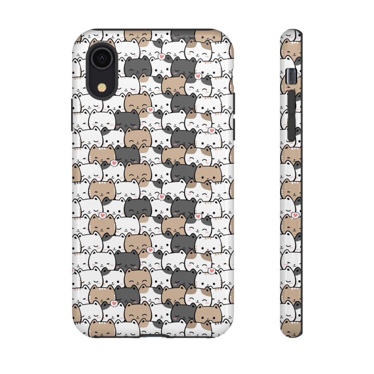 Tough Phone Case, Glossy Cute Finish, Durable and Stylish Design, Trendy Smartphone Protection