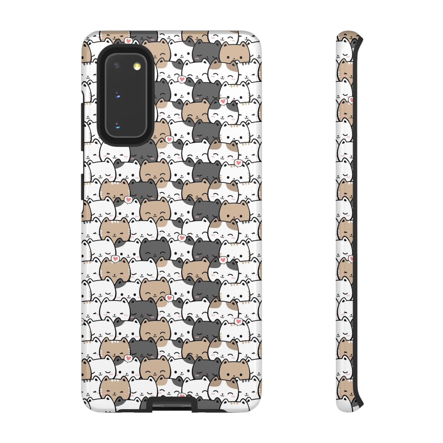 Tough Phone Case, Glossy Cute Finish, Durable and Stylish Design, Trendy Smartphone Protection