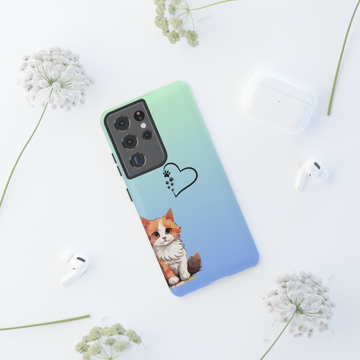 Trendy Tough Phone Case, Glossy Finish, Durable and Stylish, Cute Design for Smartphone Protection