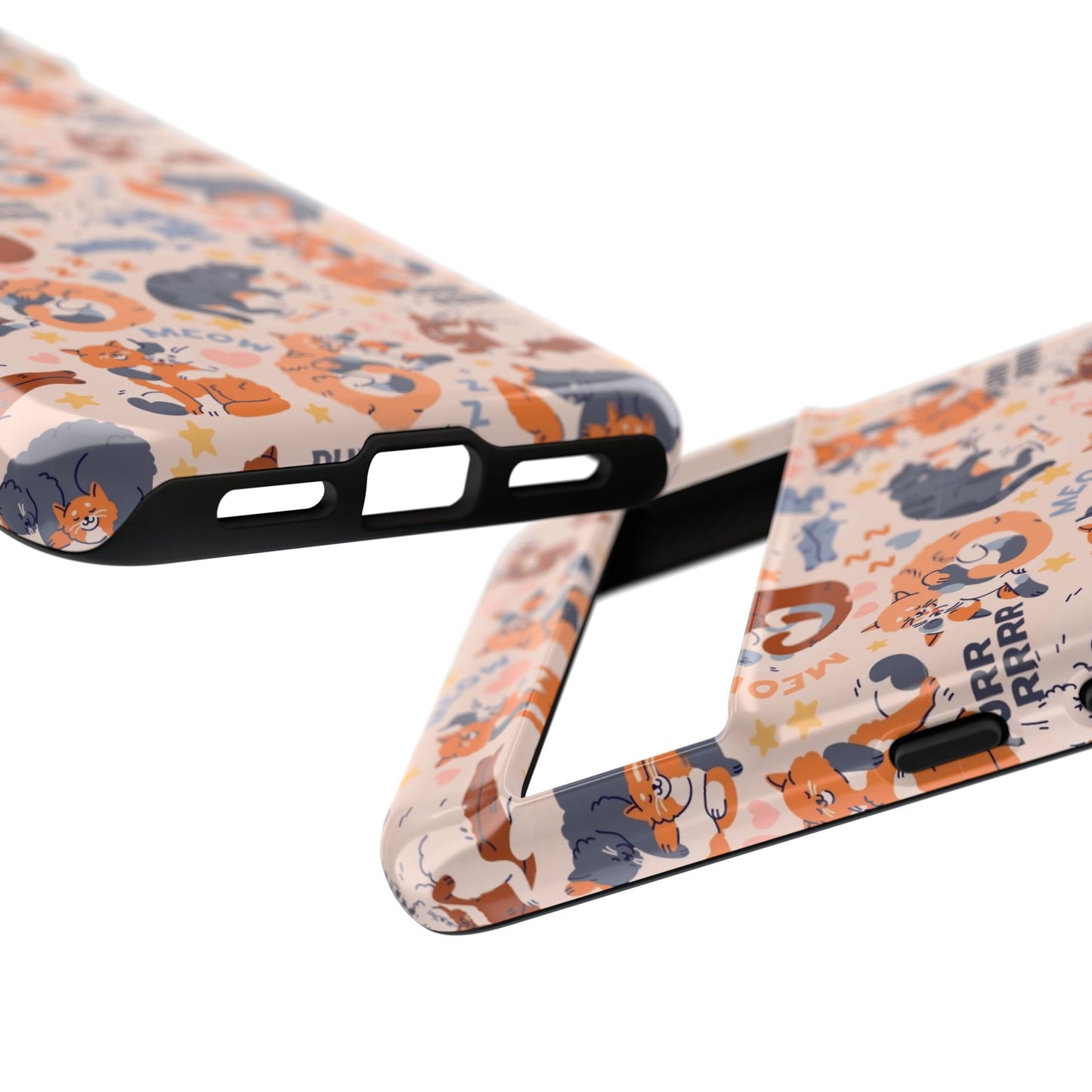 Durable Tough Phone Case, Trendy Cute Glossy Design, Stylish Smartphone Protection for Everyday Use