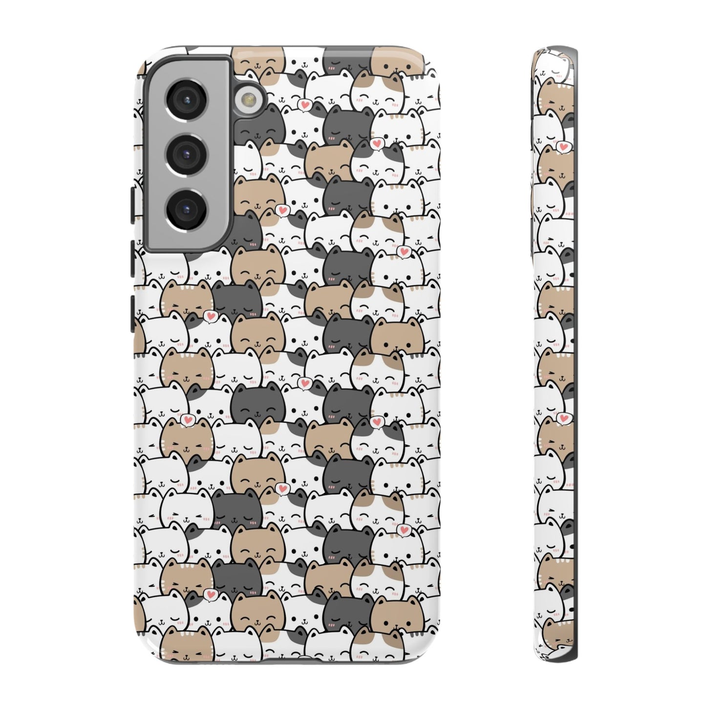 Tough Phone Case, Glossy Cute Finish, Durable and Stylish Design, Trendy Smartphone Protection