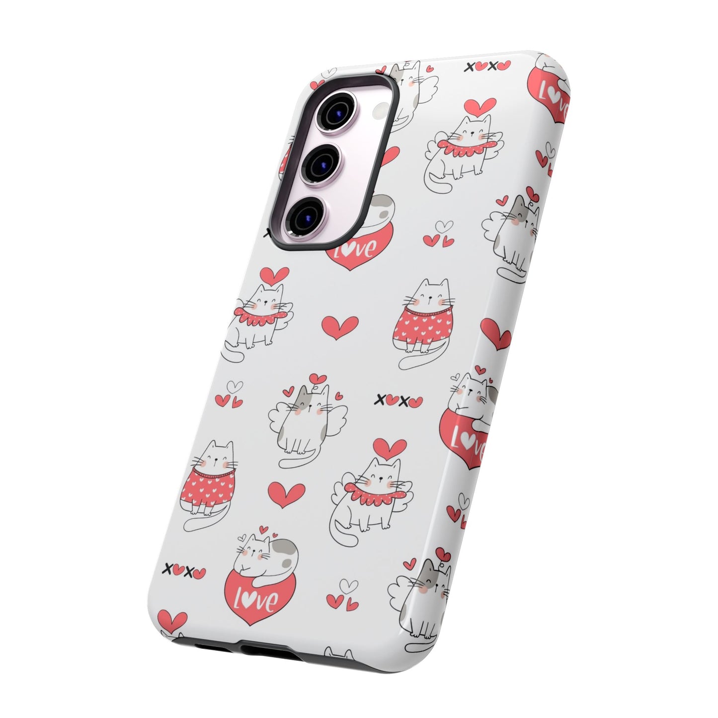 Durable Tough Phone Case, Trendy Glossy Cover, Stylish Cute Design, Perfect for Smartphone Protection