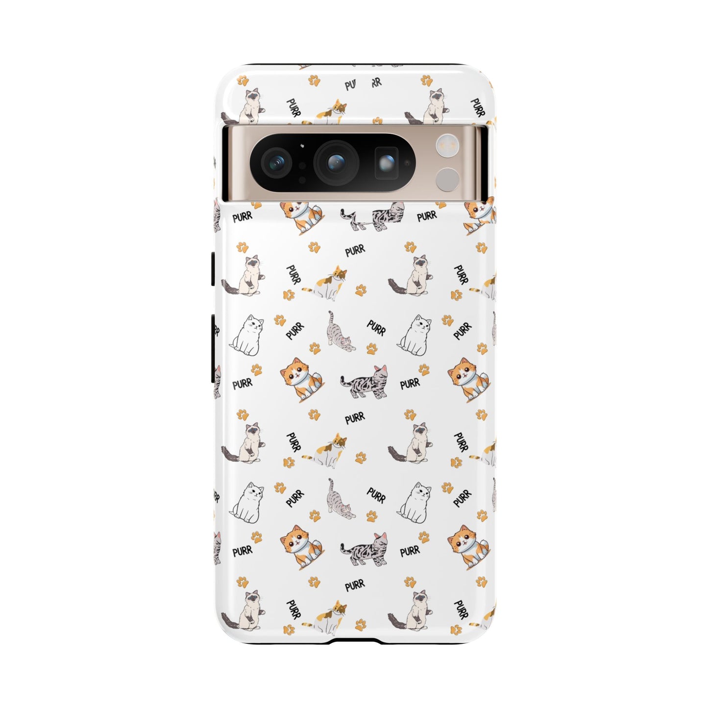 Tough Phone Case, Glossy Finish, Trendy and Cute, Durable Smartphone Protection for Daily Us