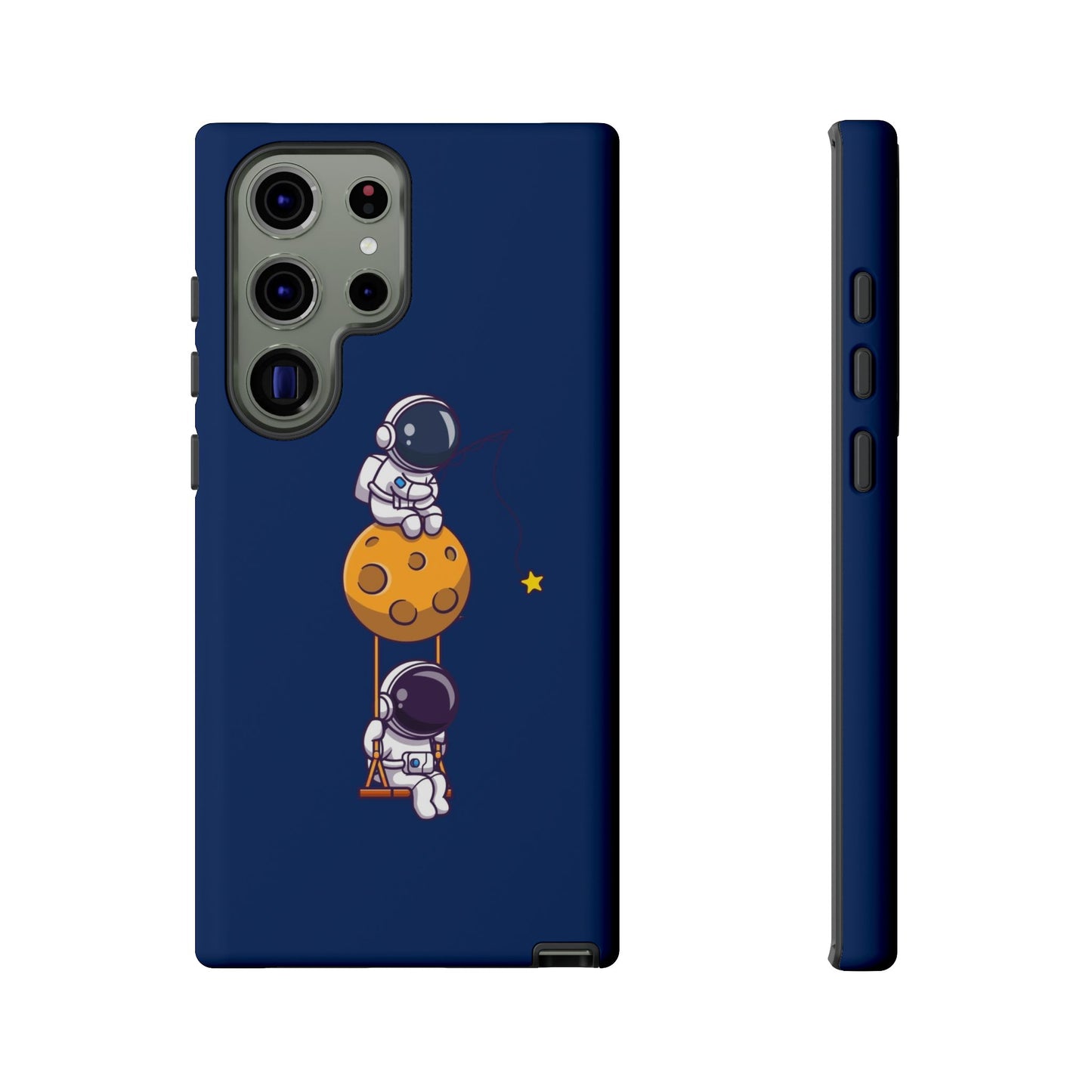 Astronaut Adventure Phone Case - Galaxy Design with Space Explorers