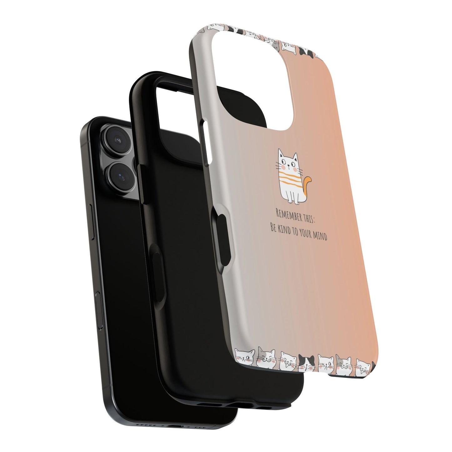 Durable Tough Phone Case, Cute Stylish Design, Glossy Trendy Cover for Smartphone Protection