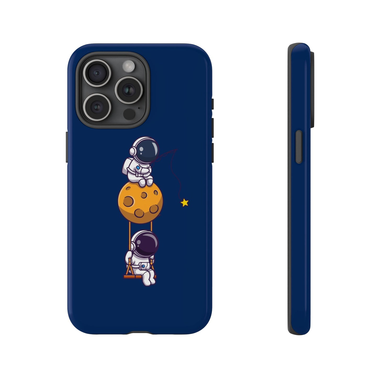 Astronaut Adventure Phone Case - Galaxy Design with Space Explorers