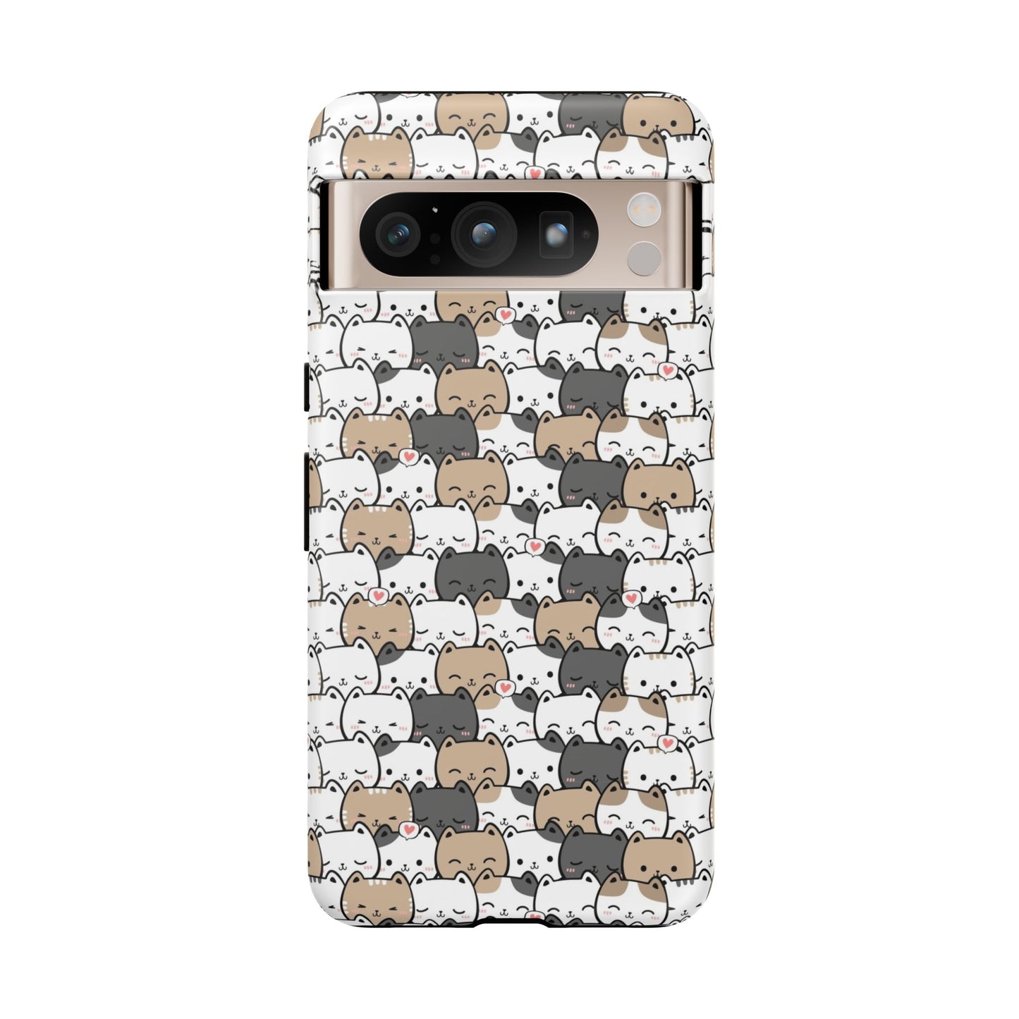 Tough Phone Case, Glossy Cute Finish, Durable and Stylish Design, Trendy Smartphone Protection