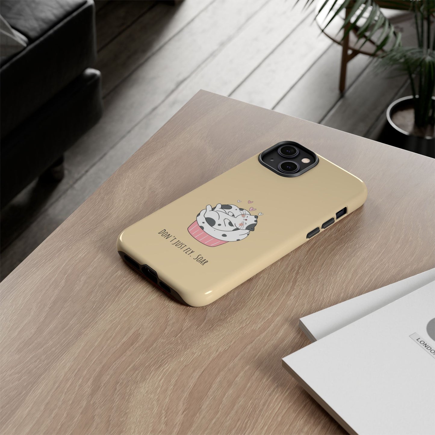 Tough Phone Case, Glossy Cute Design, Durable and Stylish, Trendy Smartphone Cover for Daily Use