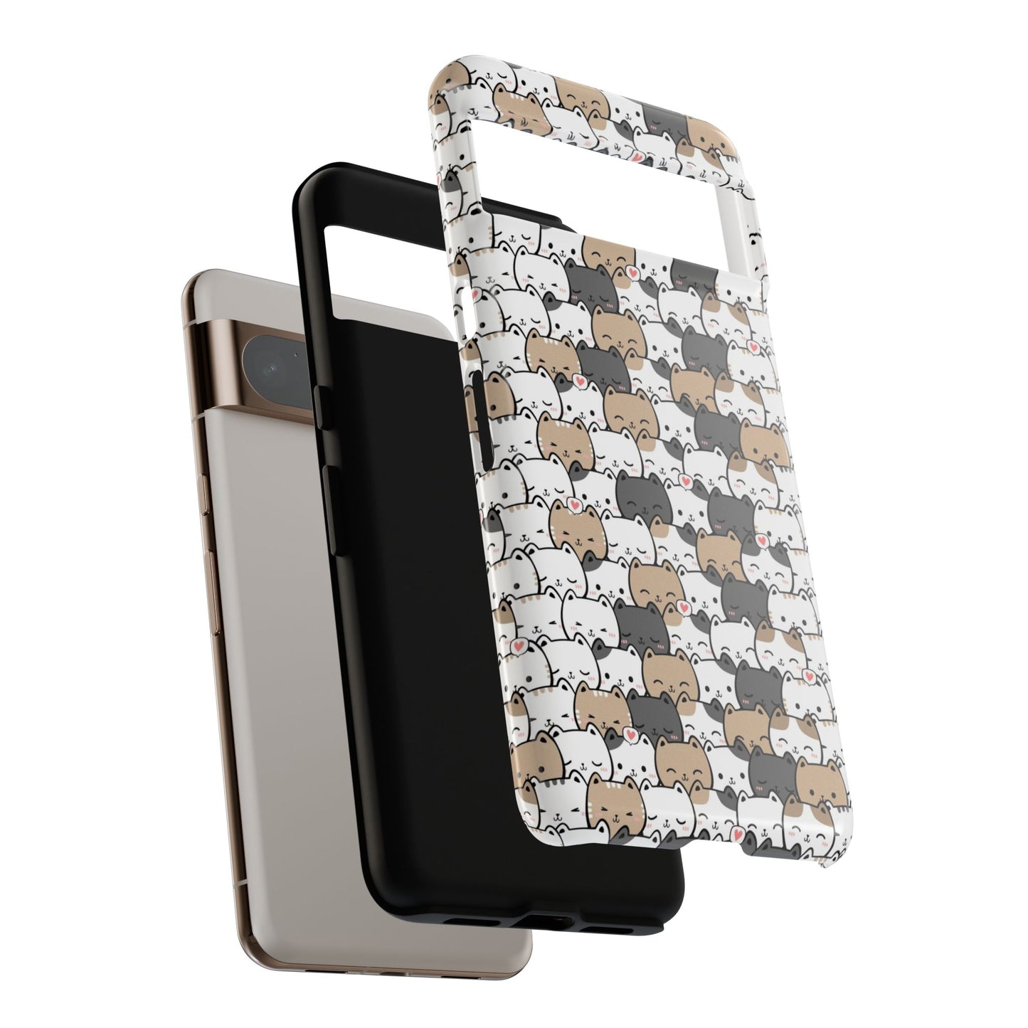 Tough Phone Case, Glossy Cute Finish, Durable and Stylish Design, Trendy Smartphone Protection