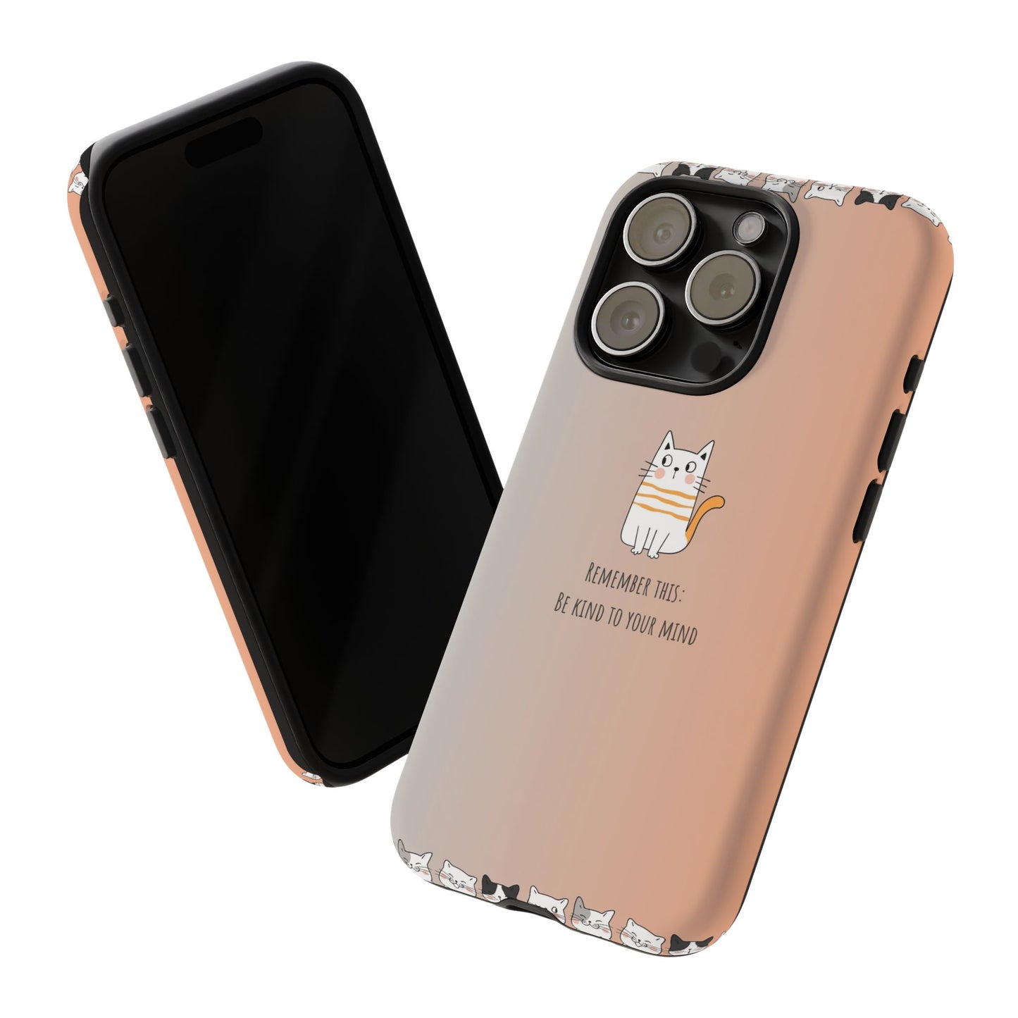 Durable Tough Phone Case, Cute Stylish Design, Glossy Trendy Cover for Smartphone Protection