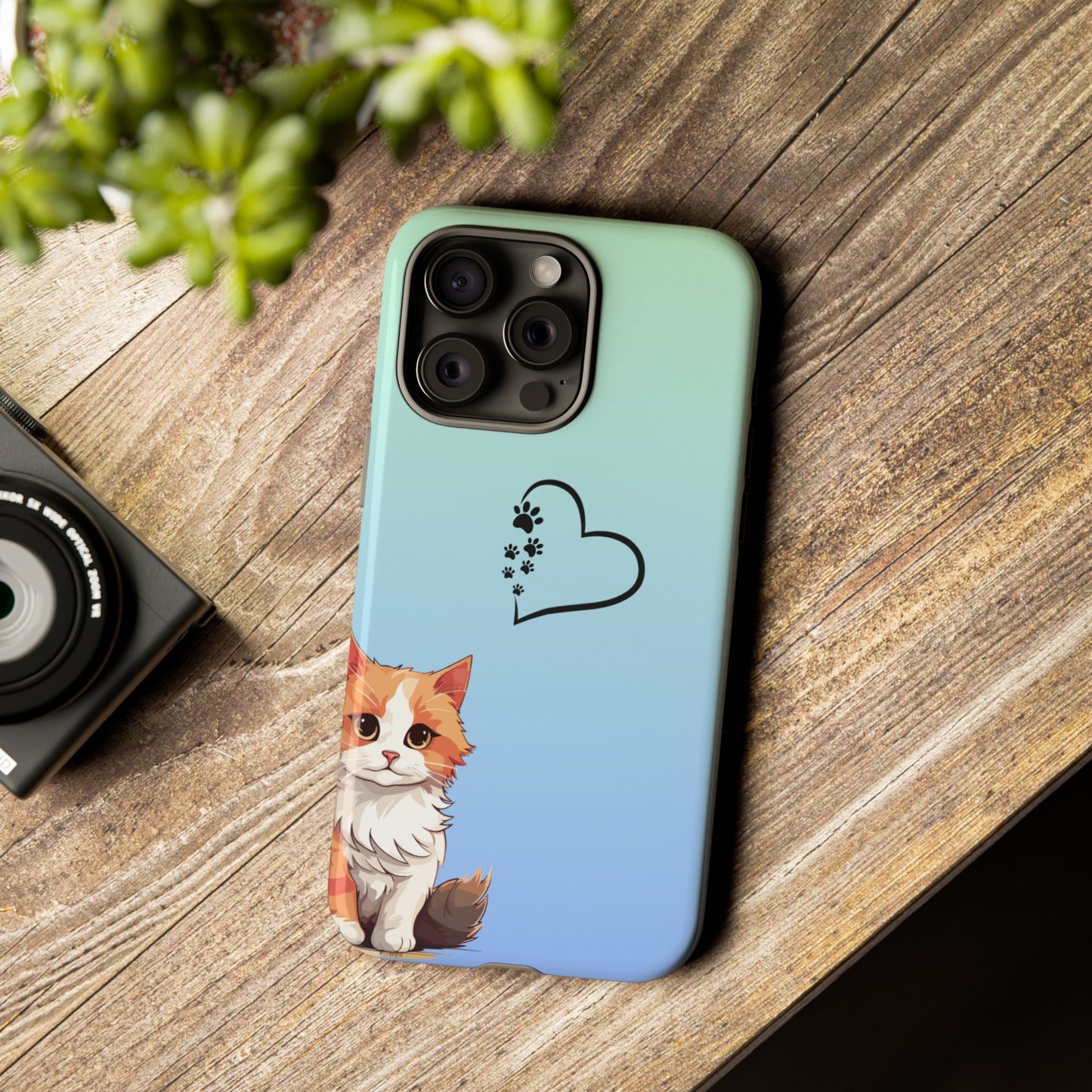 Trendy Tough Phone Case, Glossy Finish, Durable and Stylish, Cute Design for Smartphone Protection