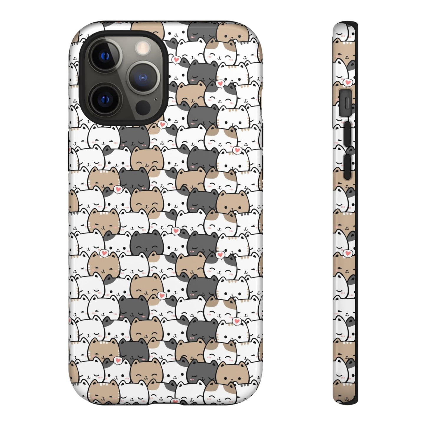 Tough Phone Case, Glossy Cute Finish, Durable and Stylish Design, Trendy Smartphone Protection