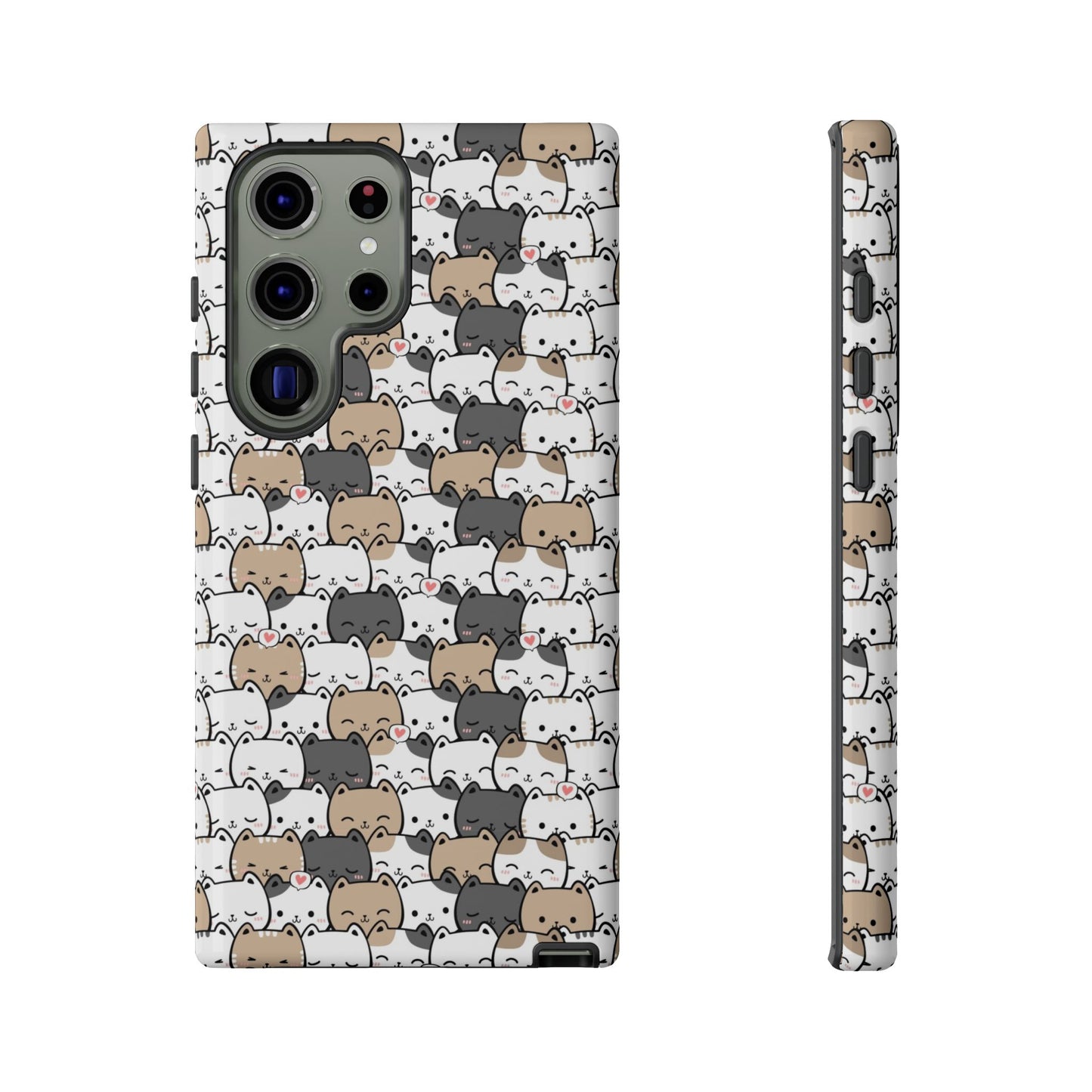 Tough Phone Case, Glossy Cute Finish, Durable and Stylish Design, Trendy Smartphone Protection