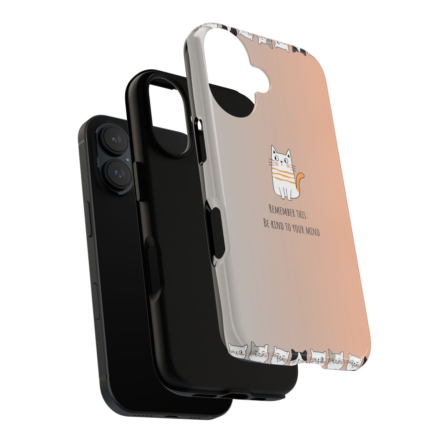 Durable Tough Phone Case, Cute Stylish Design, Glossy Trendy Cover for Smartphone Protection