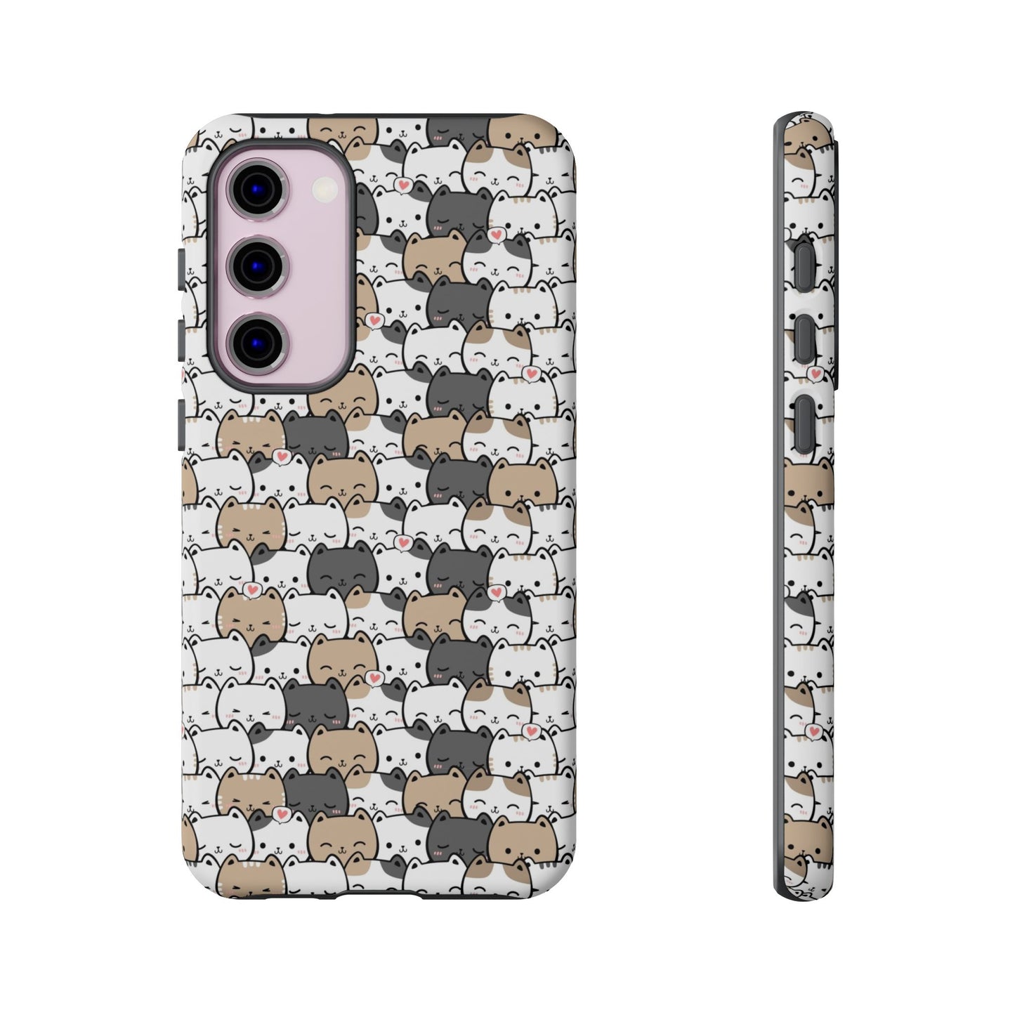 Tough Phone Case, Glossy Cute Finish, Durable and Stylish Design, Trendy Smartphone Protection