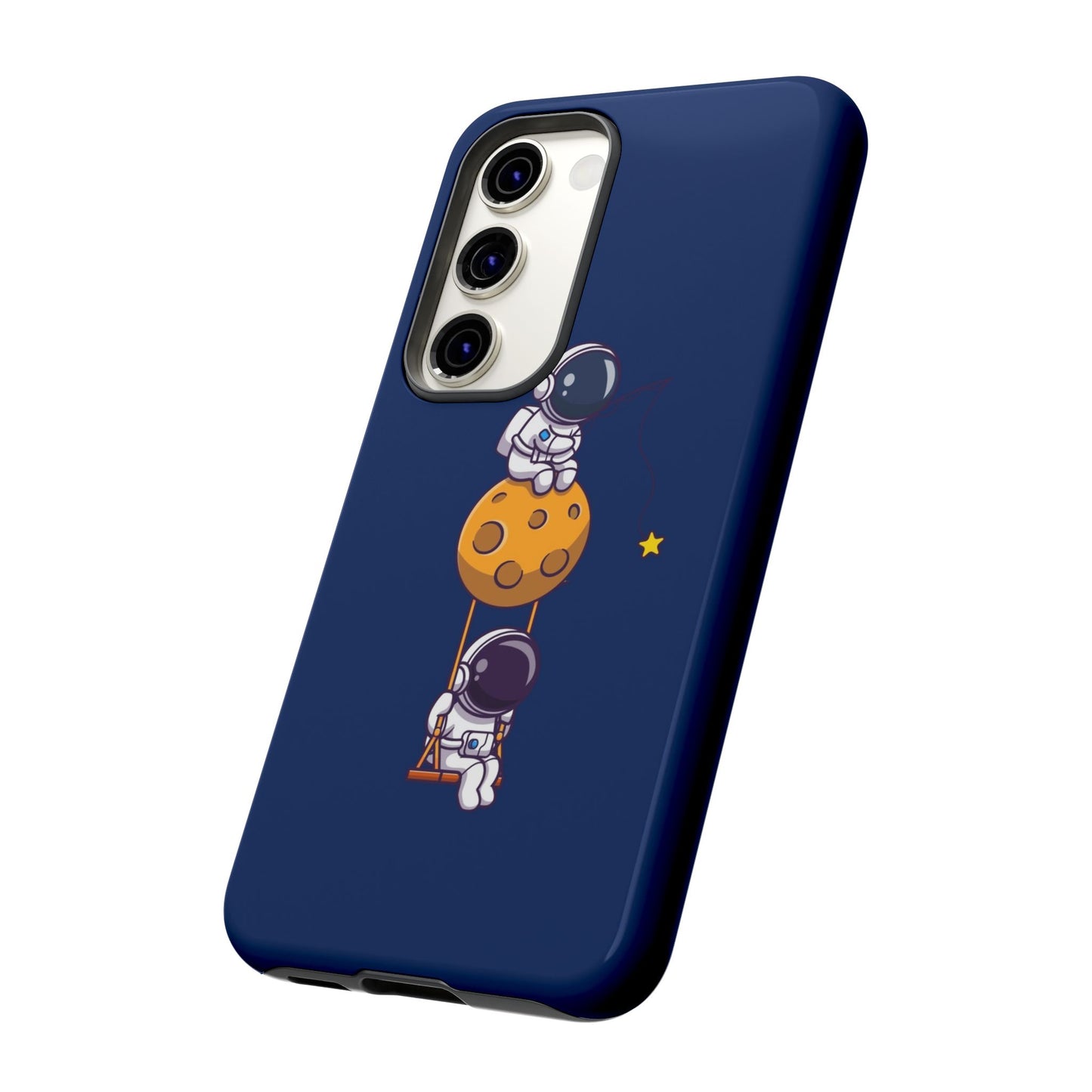 Astronaut Adventure Phone Case - Galaxy Design with Space Explorers