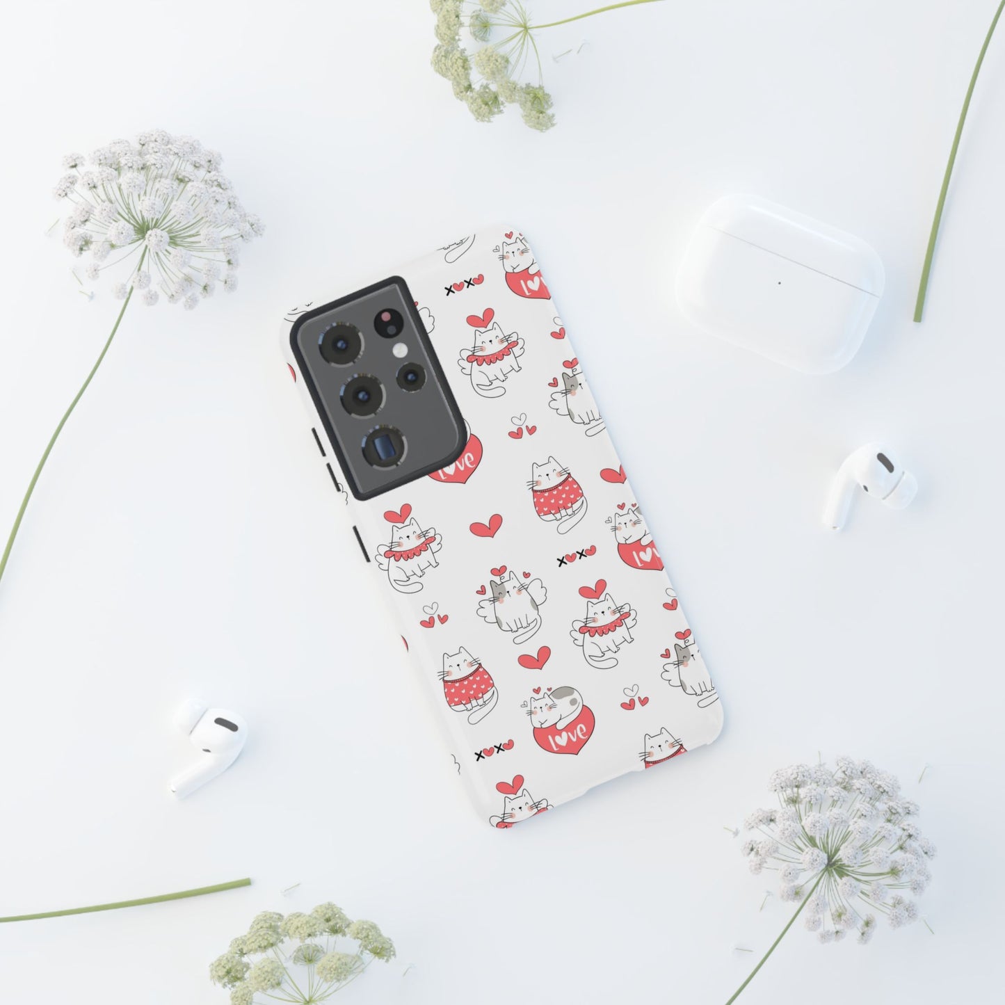 Durable Tough Phone Case, Trendy Glossy Cover, Stylish Cute Design, Perfect for Smartphone Protection