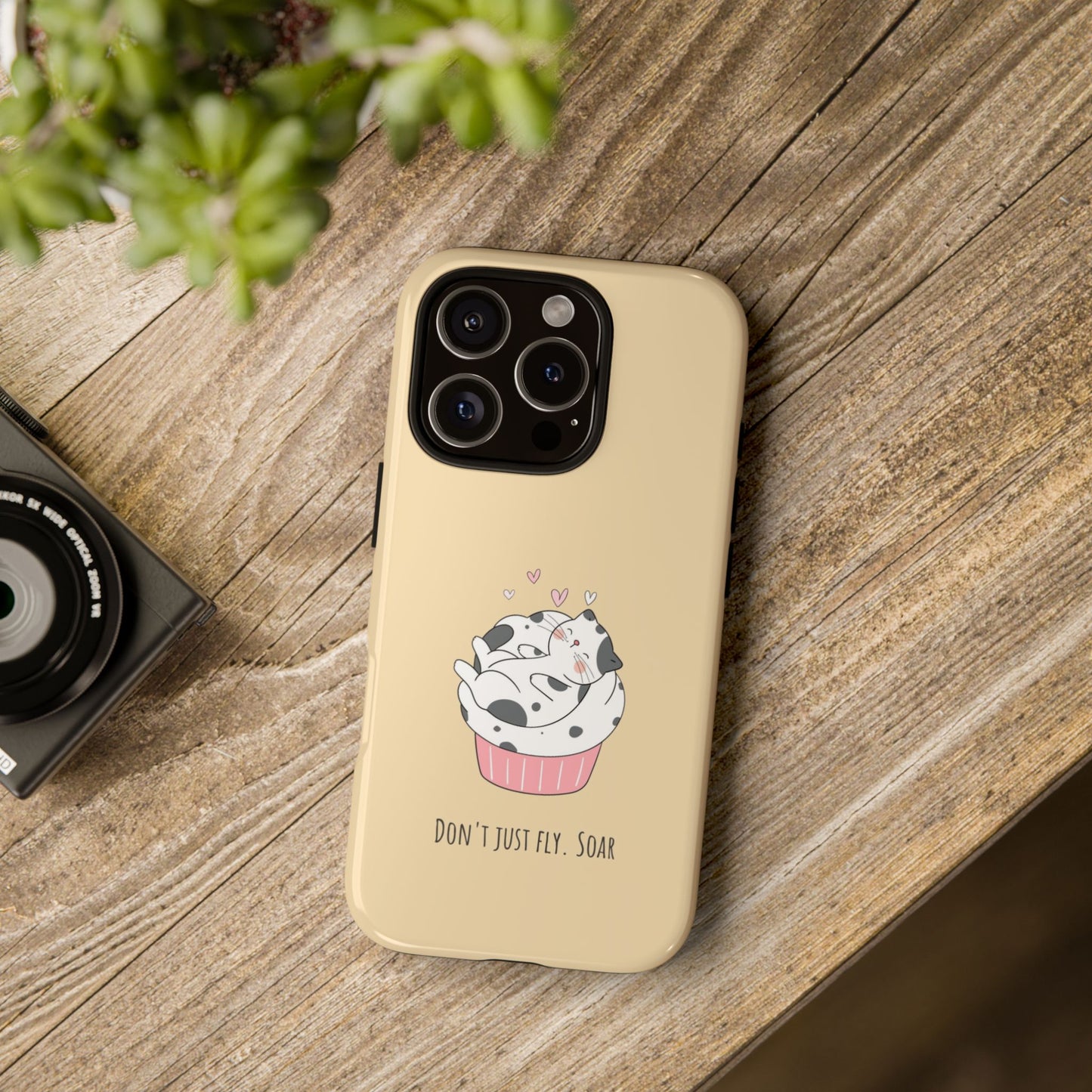 Tough Phone Case, Glossy Cute Design, Durable and Stylish, Trendy Smartphone Cover for Daily Use