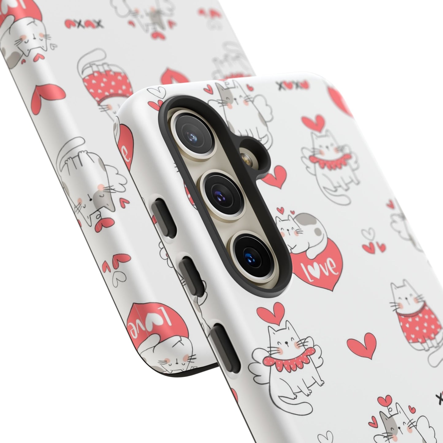 Durable Tough Phone Case, Trendy Glossy Cover, Stylish Cute Design, Perfect for Smartphone Protection