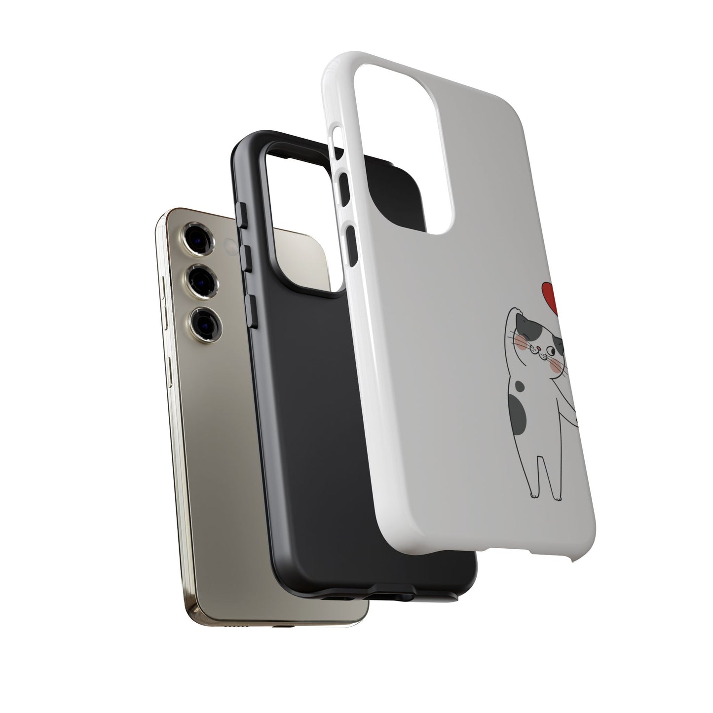 Tough Phone Case, Durable and Trendy Glossy Finish, Cute Stylish Design, Everyday Smartphone Protection
