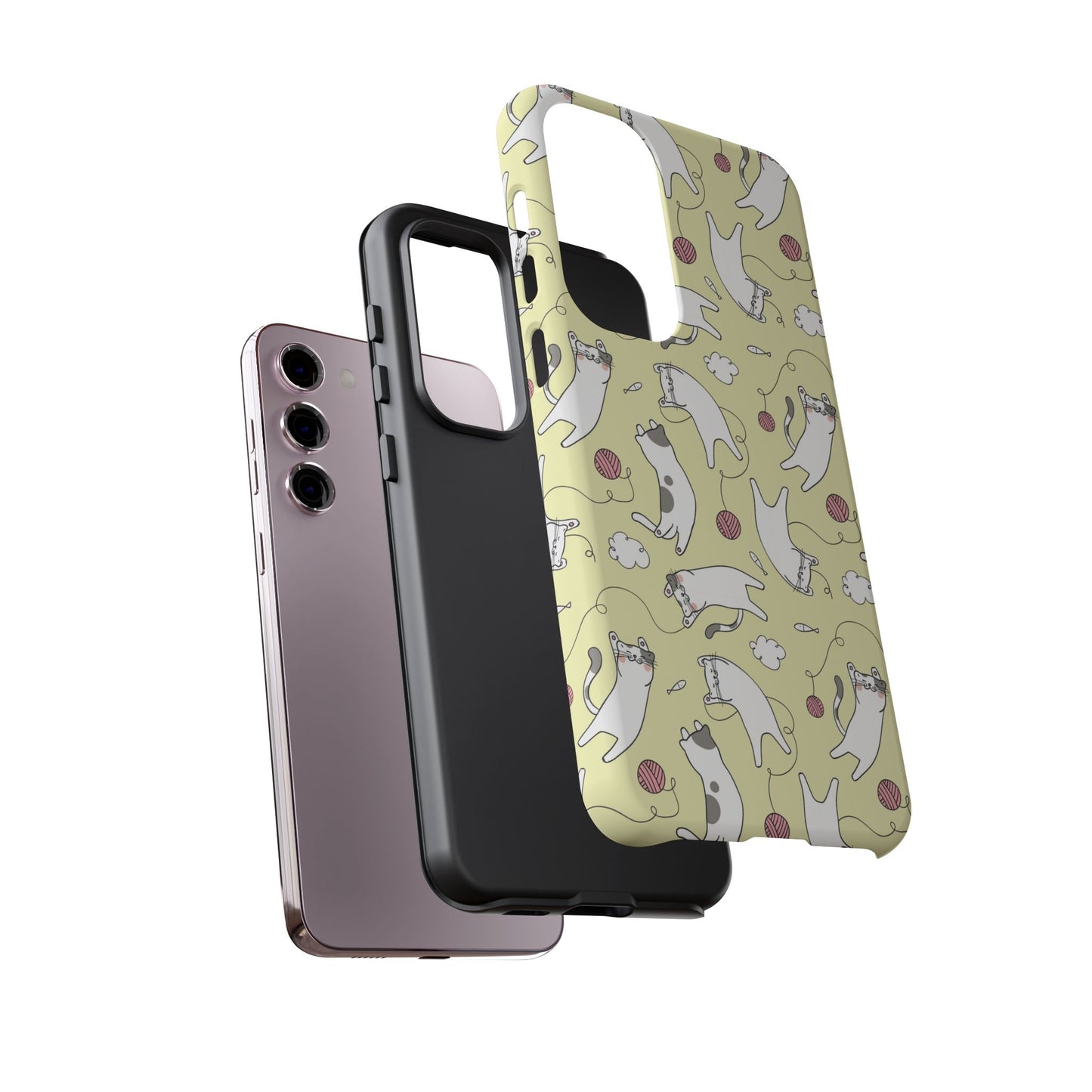 Durable Tough Phone Case, Cute Glossy Cover, Stylish and Trendy Smartphone Protection for Daily Use