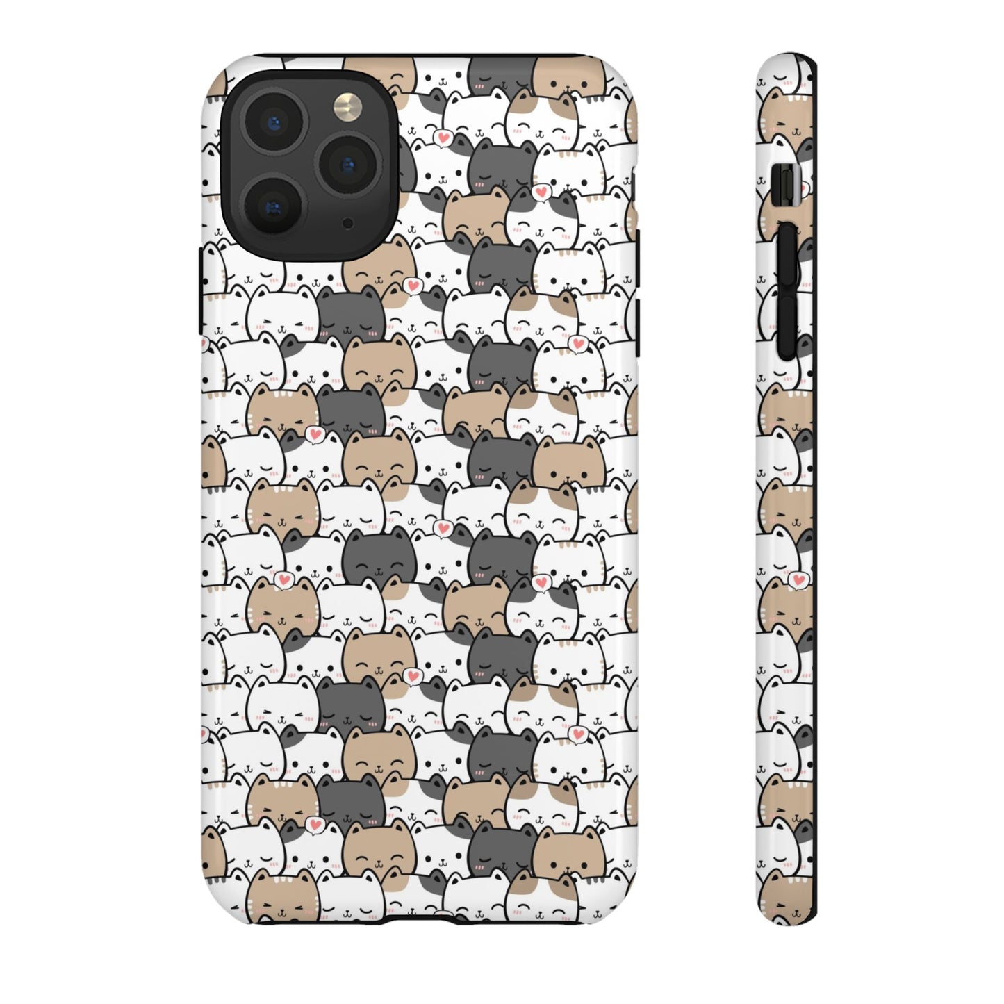 Tough Phone Case, Glossy Cute Finish, Durable and Stylish Design, Trendy Smartphone Protection