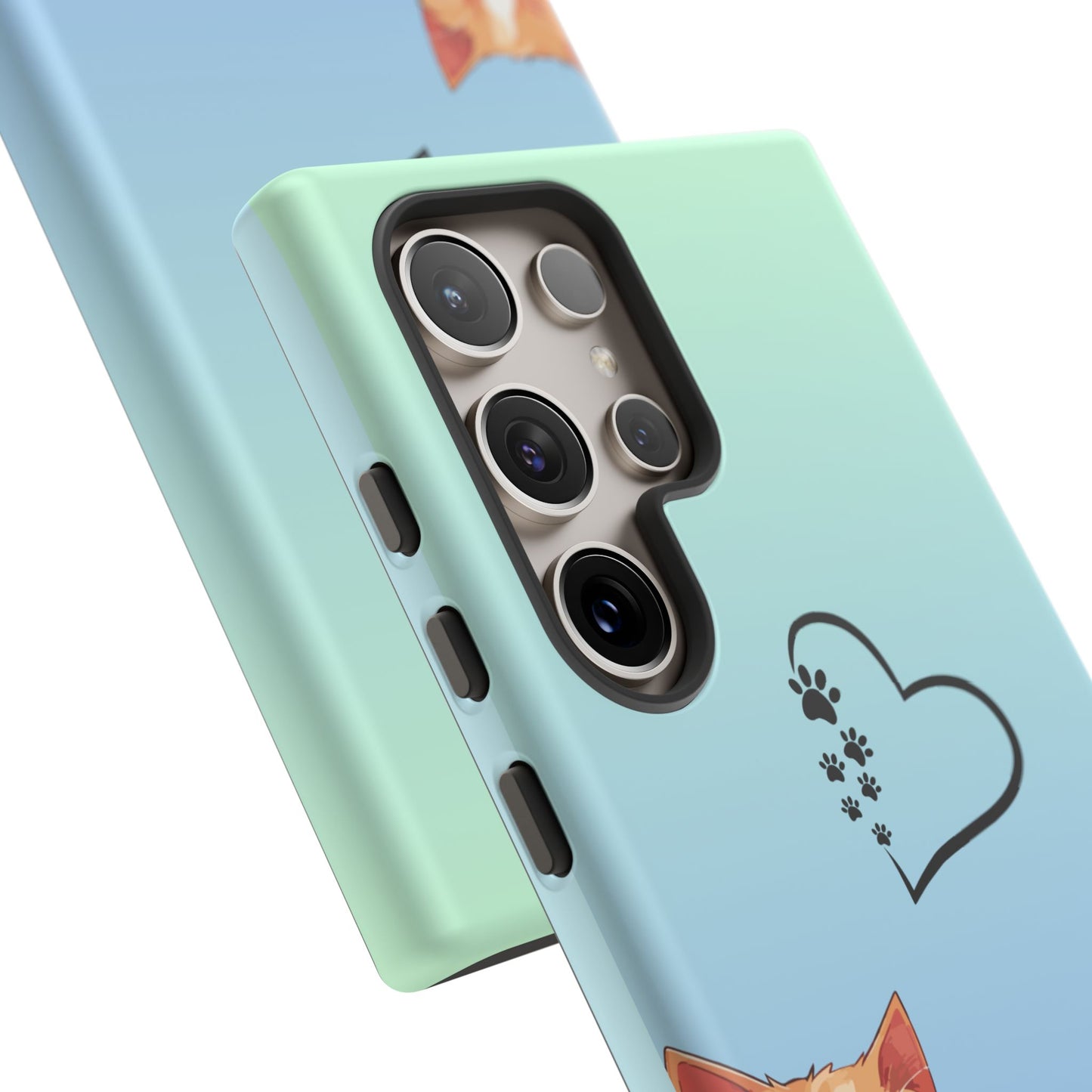 Trendy Tough Phone Case, Glossy Finish, Durable and Stylish, Cute Design for Smartphone Protection