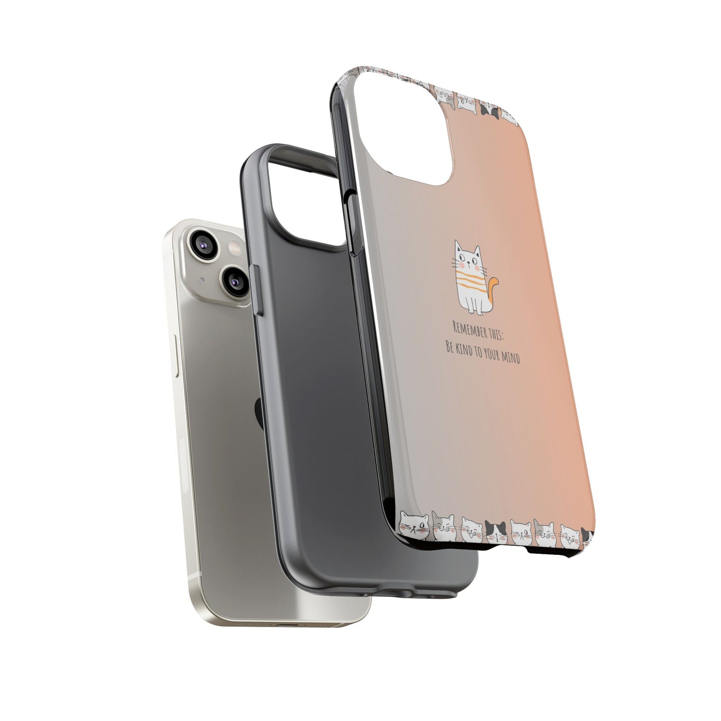 Durable Tough Phone Case, Cute Stylish Design, Glossy Trendy Cover for Smartphone Protection