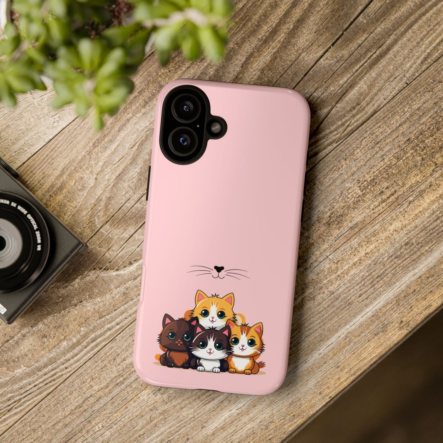 Durable Tough Phone Case, Glossy Stylish Finish, Trendy and Cute Design, Fashionable Everyday Smartphone Cover