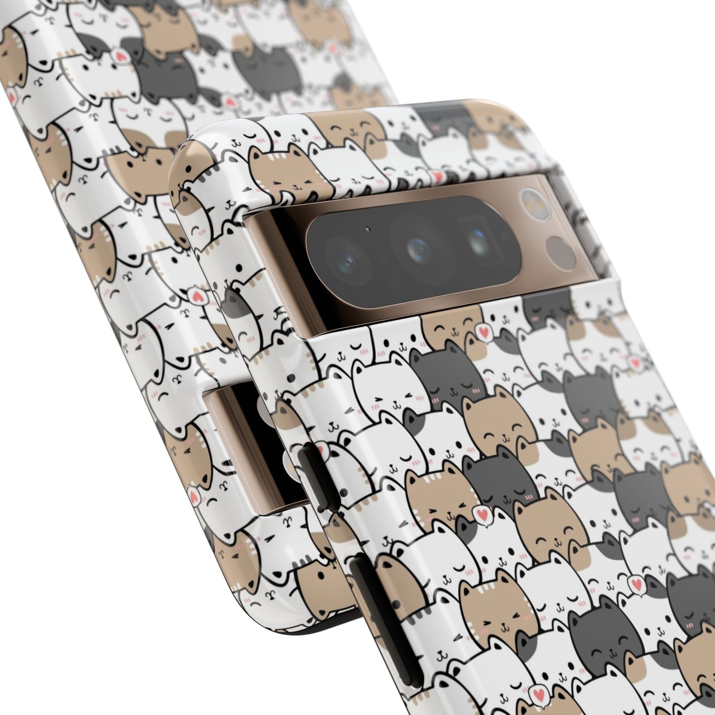 Tough Phone Case, Glossy Cute Finish, Durable and Stylish Design, Trendy Smartphone Protection