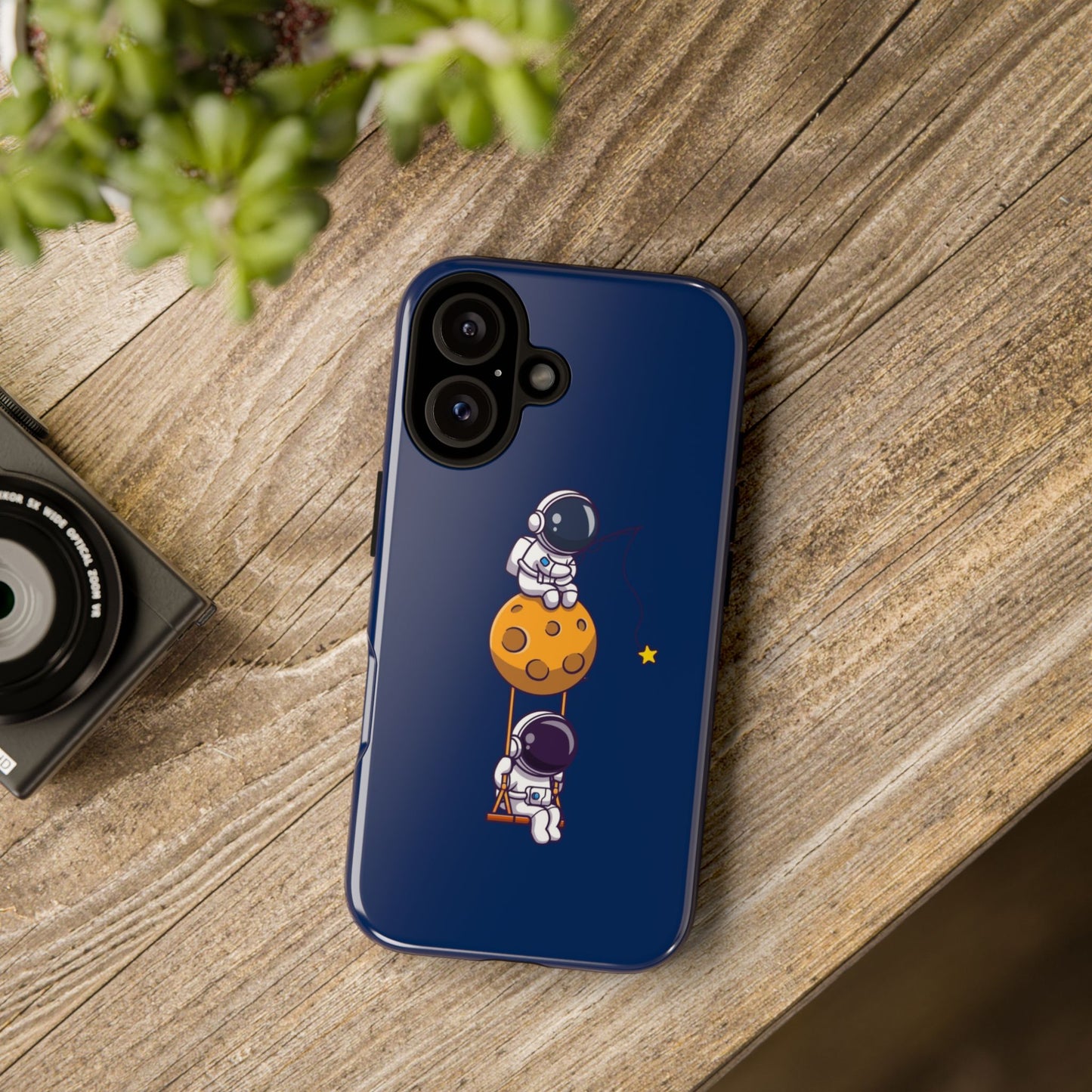Astronaut Adventure Phone Case - Galaxy Design with Space Explorers