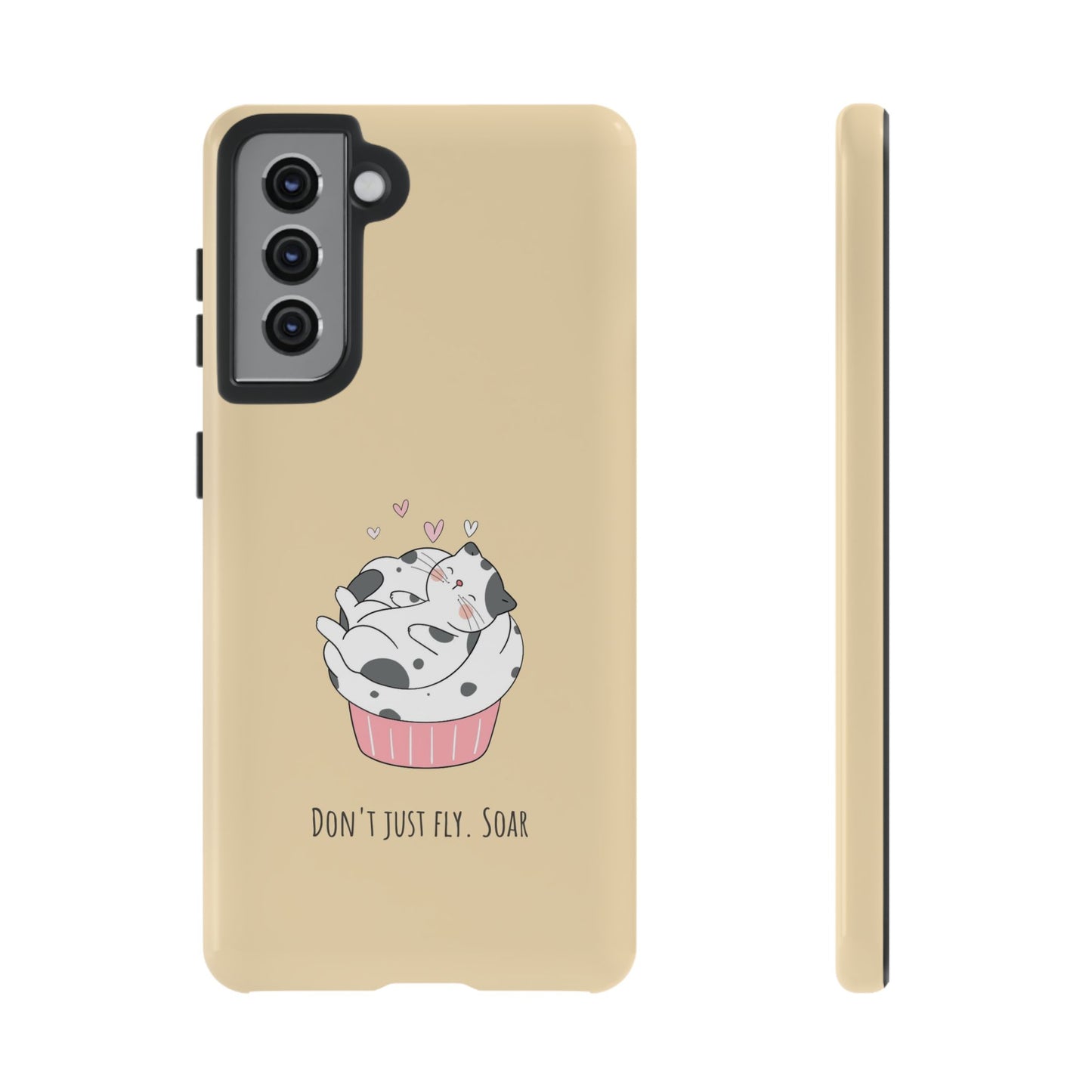 Tough Phone Case, Glossy Cute Design, Durable and Stylish, Trendy Smartphone Cover for Daily Use