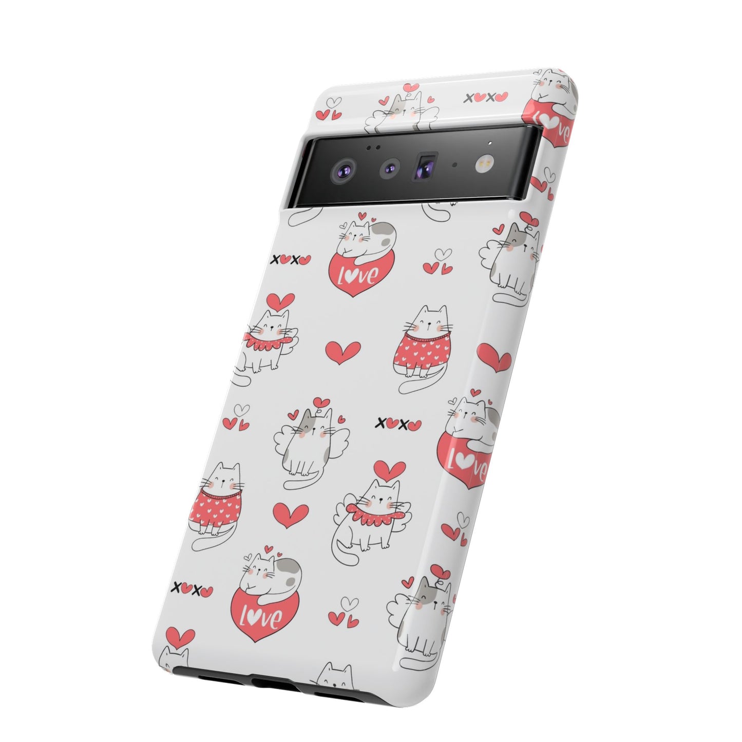 Durable Tough Phone Case, Trendy Glossy Cover, Stylish Cute Design, Perfect for Smartphone Protection