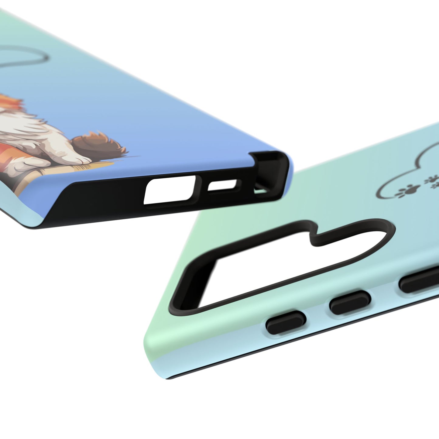 Trendy Tough Phone Case, Glossy Finish, Durable and Stylish, Cute Design for Smartphone Protection