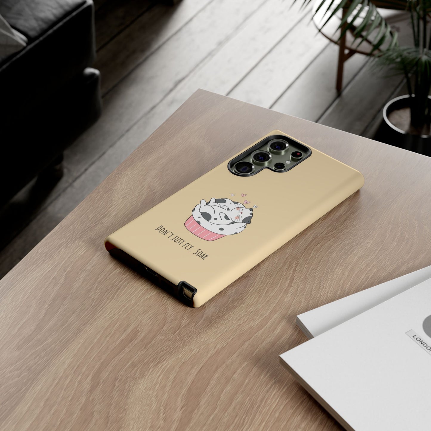 Tough Phone Case, Glossy Cute Design, Durable and Stylish, Trendy Smartphone Cover for Daily Use