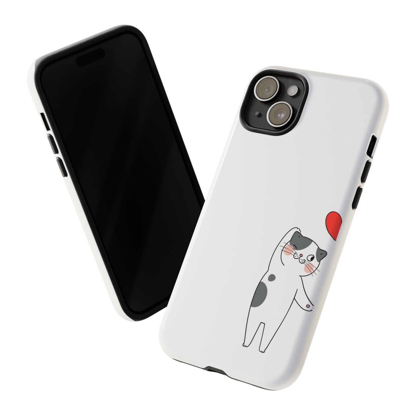 Tough Phone Case, Durable and Trendy Glossy Finish, Cute Stylish Design, Everyday Smartphone Protection