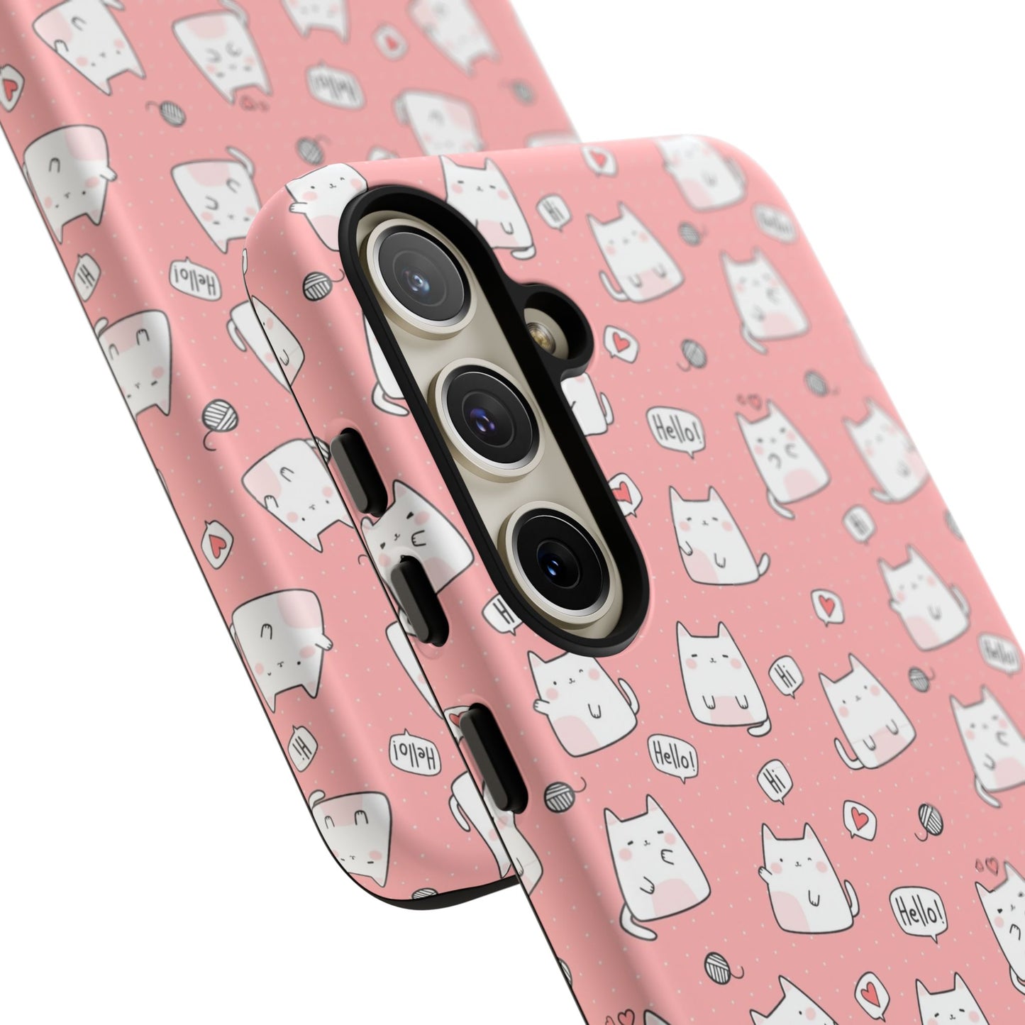 Tough Phone Case, Durable Glossy Cover, Trendy Stylish Design, Cute Protection for Smartphones