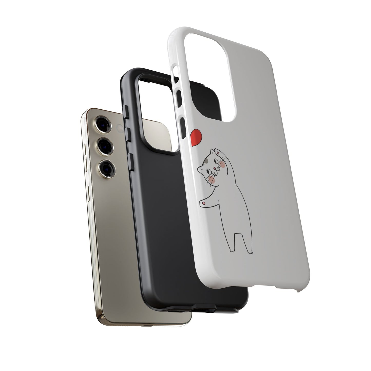 Tough Phone Case, Cute and Stylish Design, Durable Glossy Finish, Trendy Smartphone Protection for Daily Use
