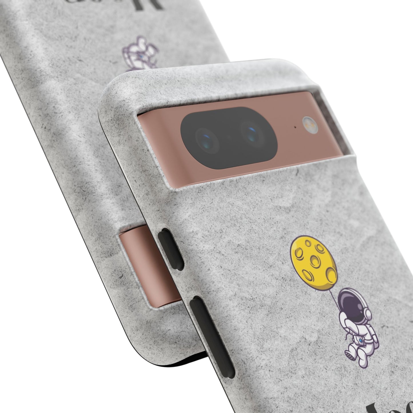 Astronaut Moon Phone Case - "Dust in My Veins" Durable Tough Case