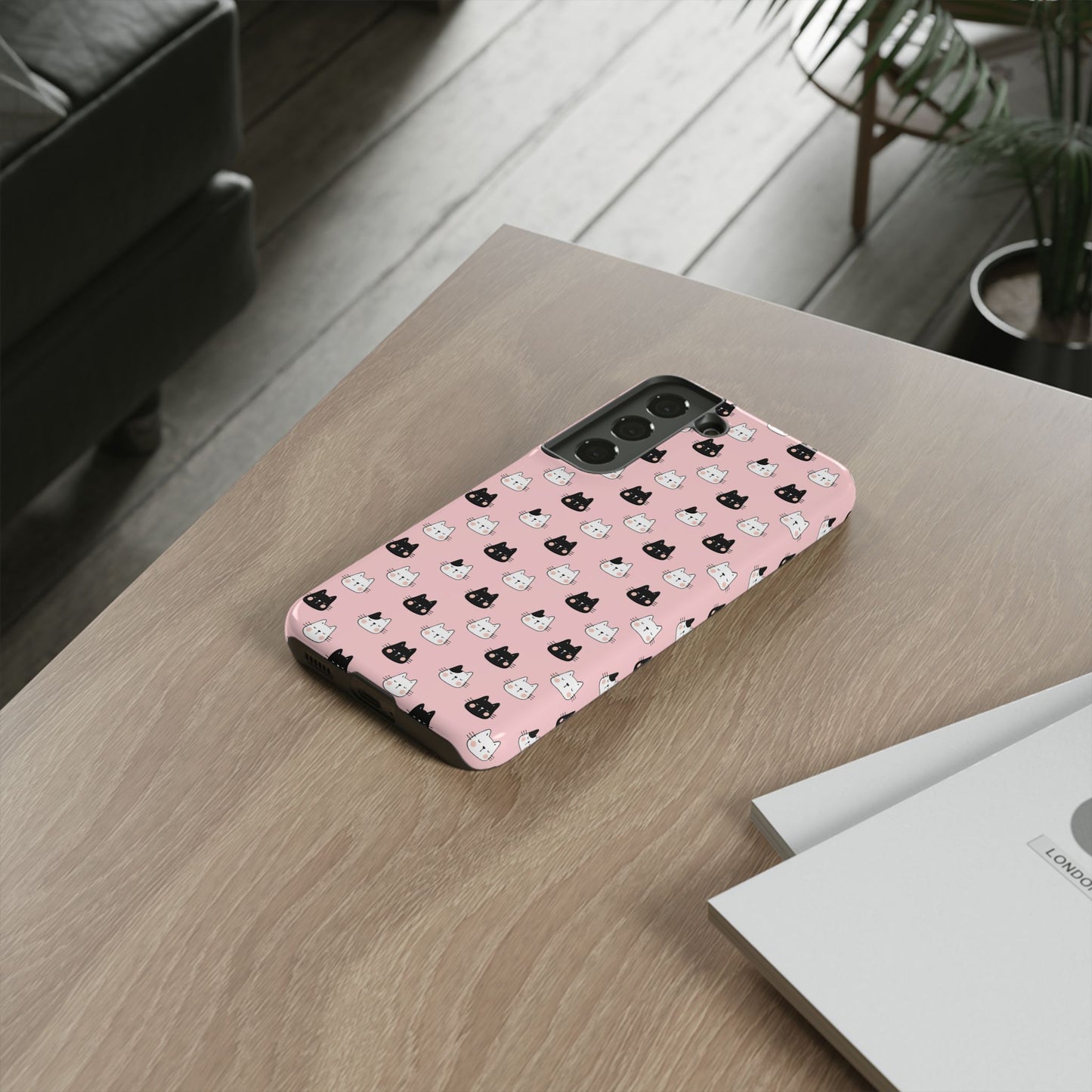 Durable Tough Phone Case, Glossy Fashionable Finish, Trendy and Cute, Stylish Everyday Cover, Smartphone Protection