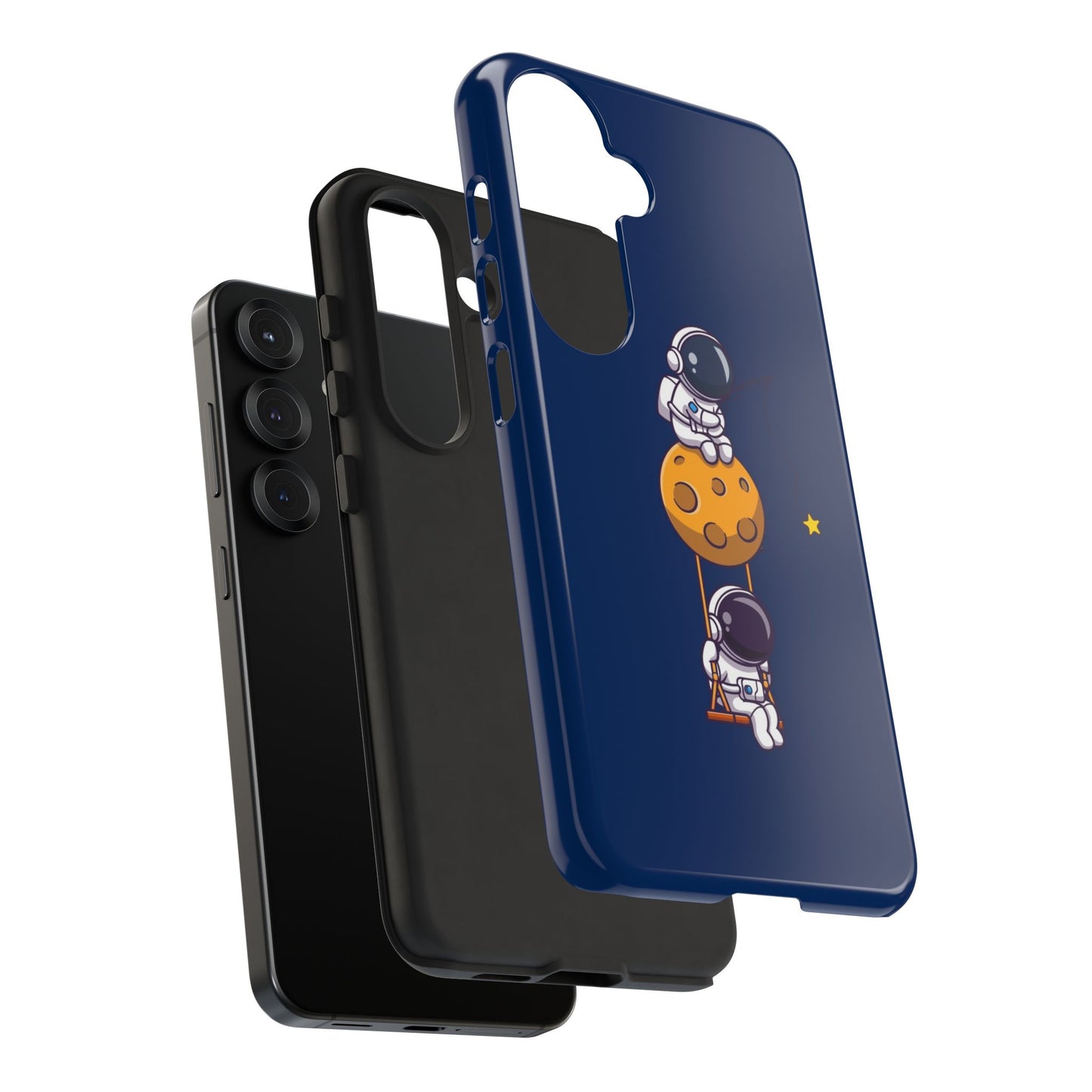 Astronaut Adventure Phone Case - Galaxy Design with Space Explorers