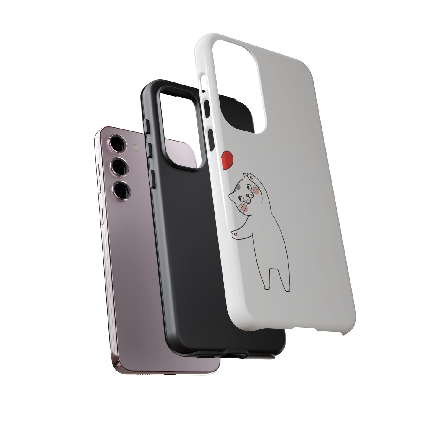 Tough Phone Case, Cute and Stylish Design, Durable Glossy Finish, Trendy Smartphone Protection for Daily Use