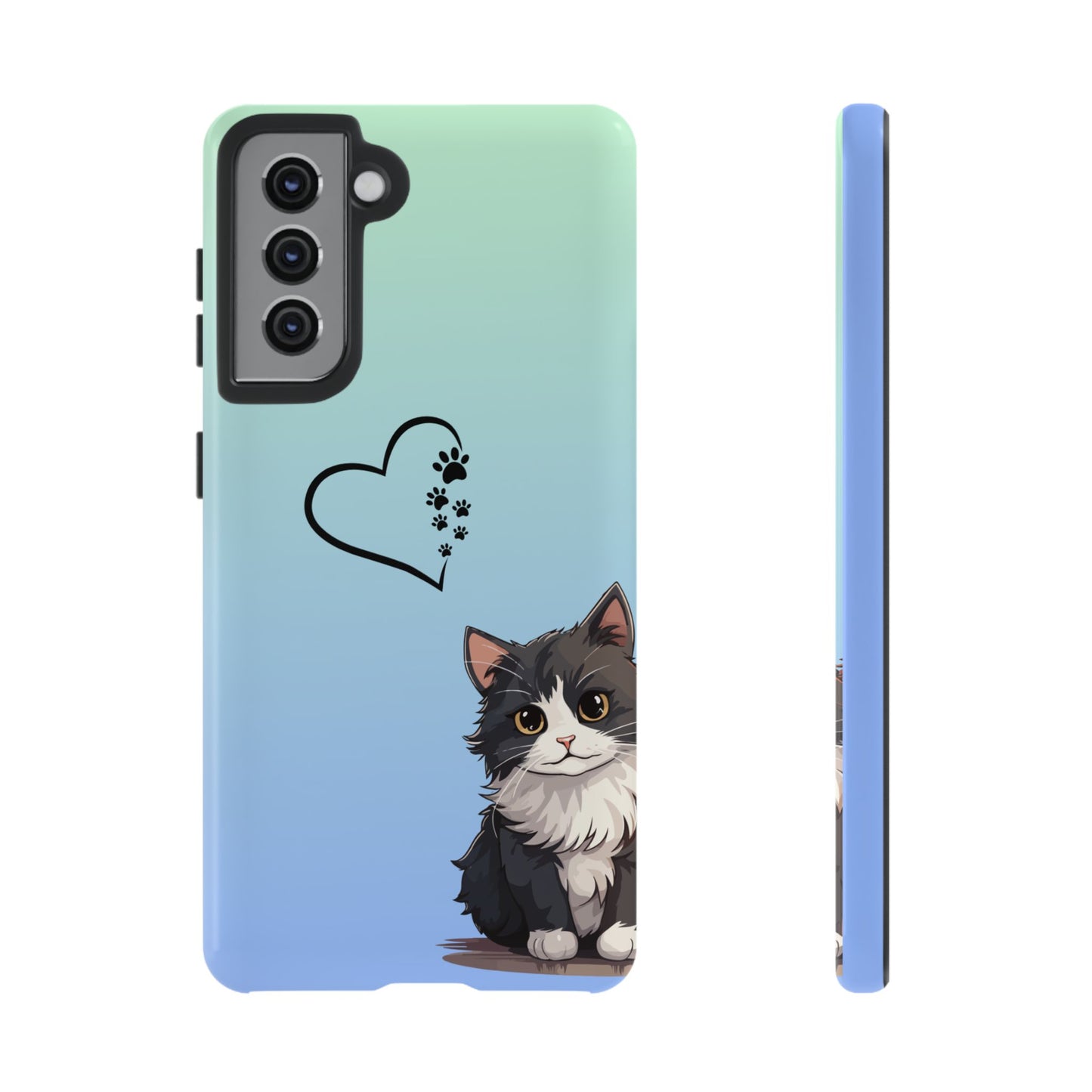 Tough Phone Case, Cute and Stylish Glossy Finish, Trendy Durable Design, Smartphone Protection