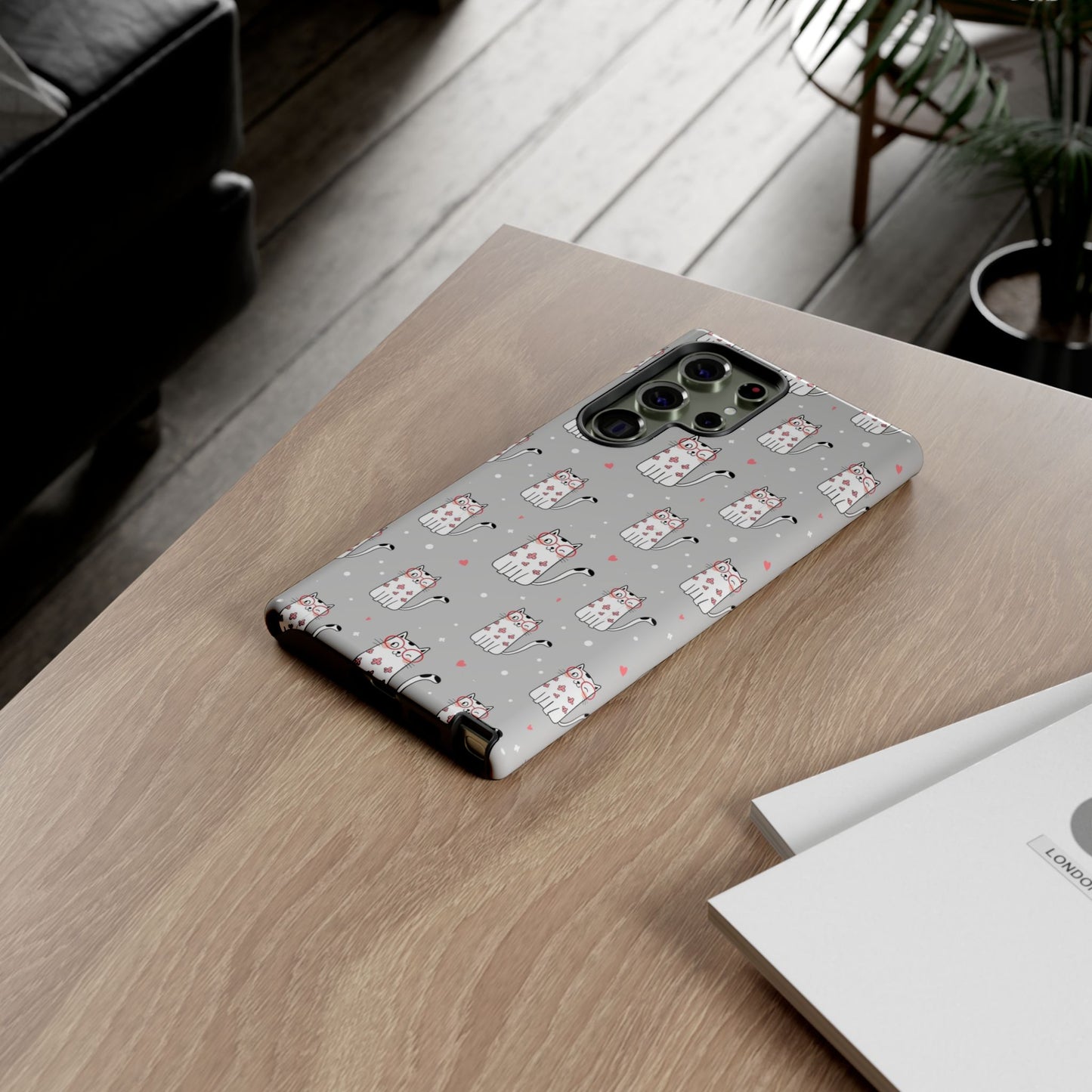 Durable Tough Phone Case, Stylish Glossy Cover, Trendy Cute Design, Perfect for Smartphone Use