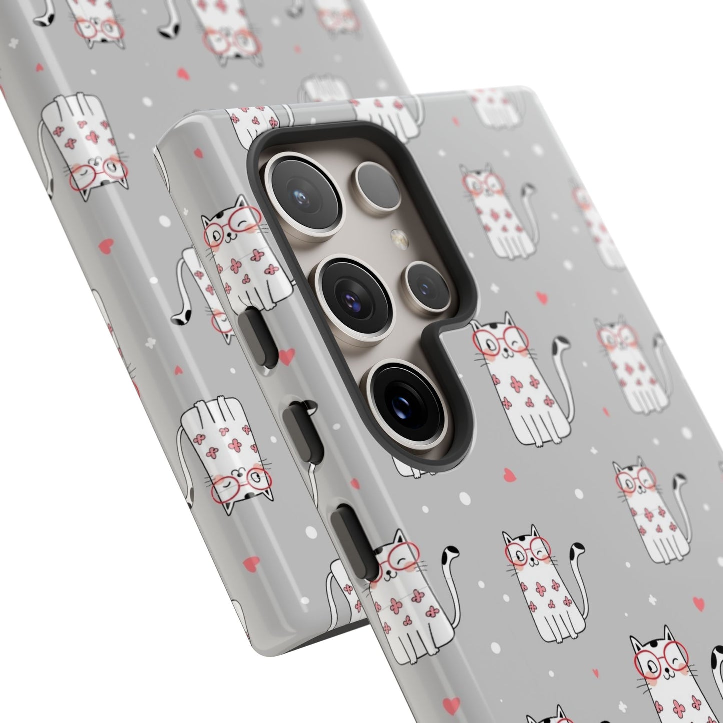 Durable Tough Phone Case, Stylish Glossy Cover, Trendy Cute Design, Perfect for Smartphone Use