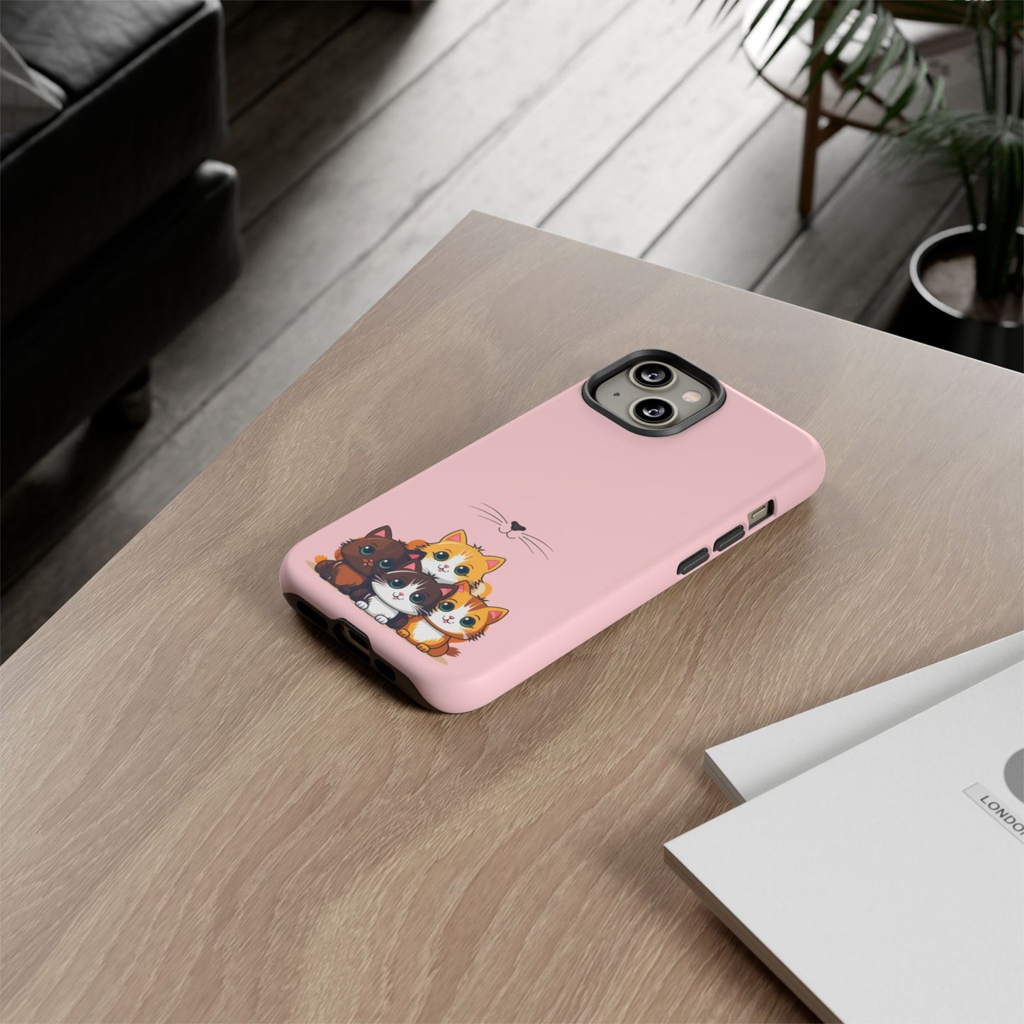 Durable Tough Phone Case, Glossy Stylish Finish, Trendy and Cute Design, Fashionable Everyday Smartphone Cover